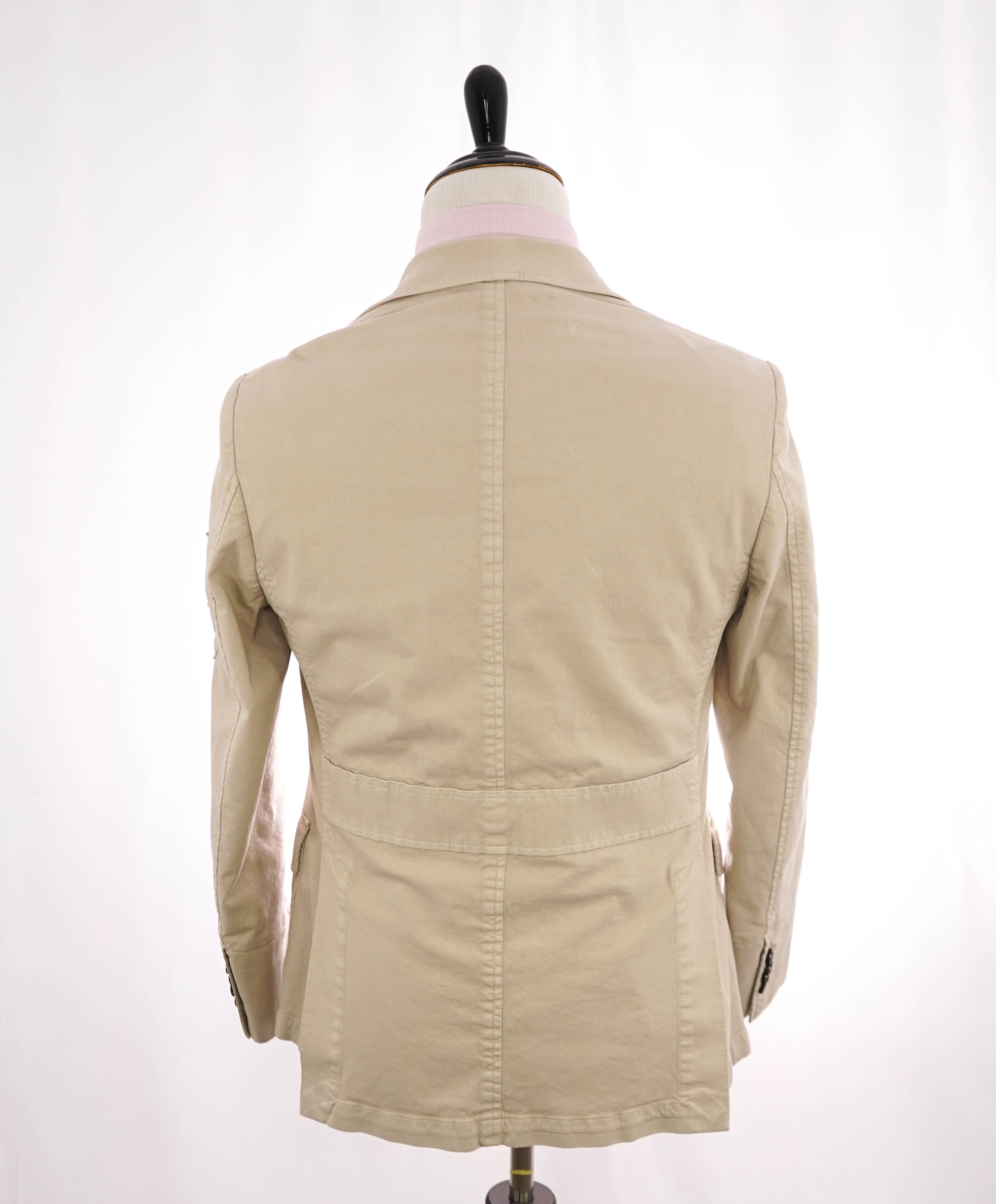 ELEVENTY - Single-Breasted COTTON / LINEN Safari Cargo Suit - 40R