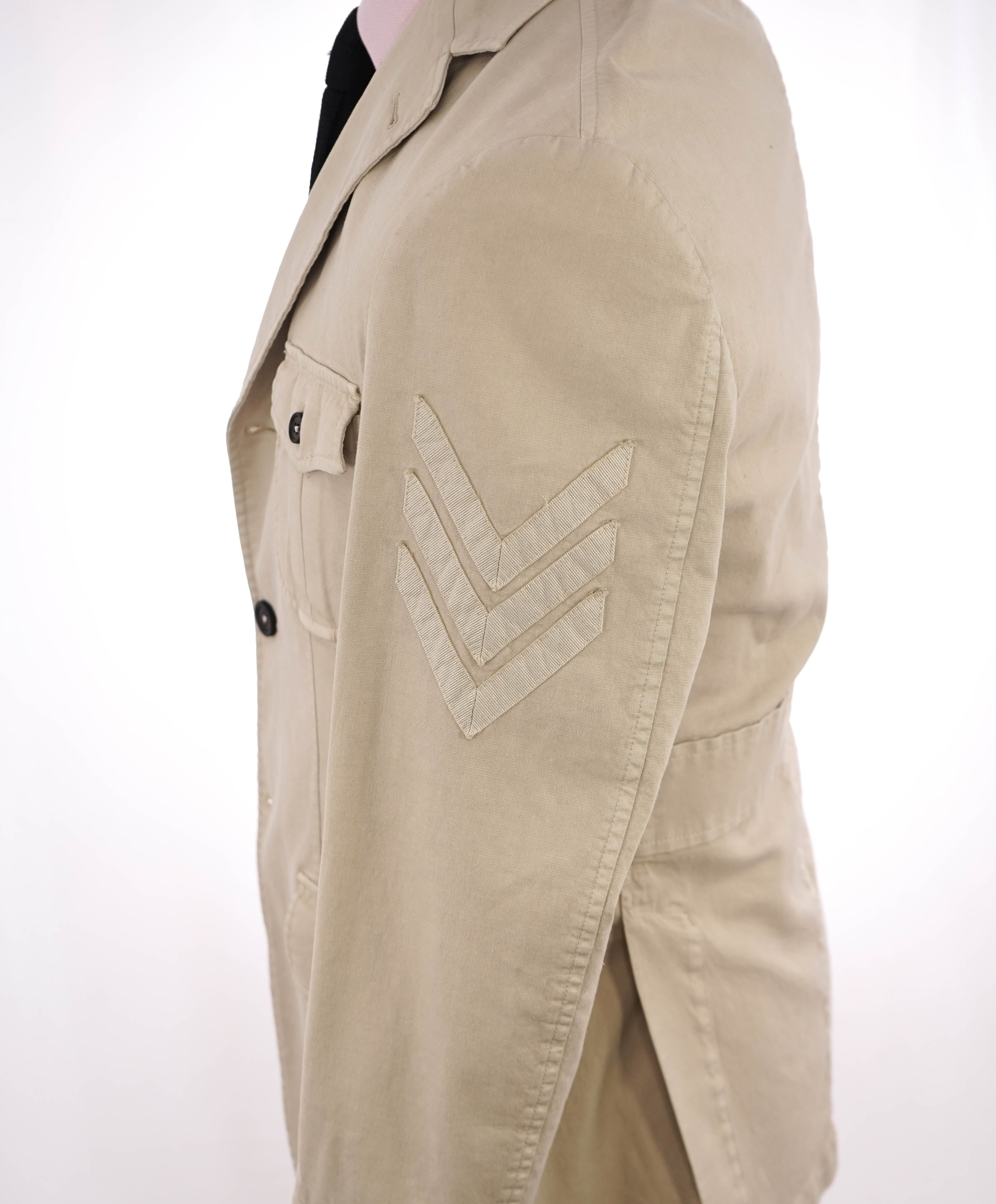 ELEVENTY - Single-Breasted COTTON / LINEN Safari Cargo Suit - 40R