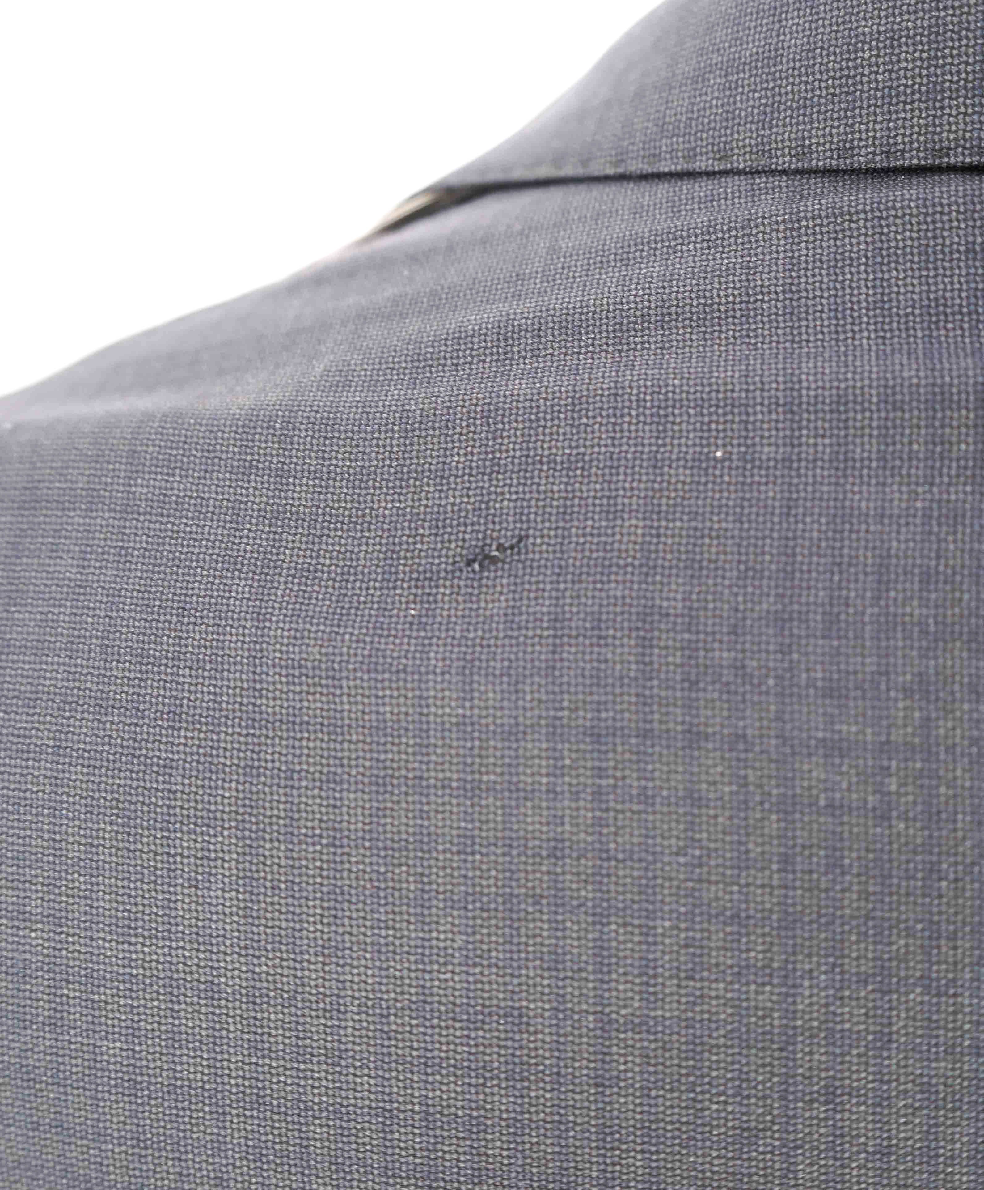 $4,690 ERMENEGILDO ZEGNA -"TROFEO 600" SILK Blue CLOSET STAPLE Suit - 46R