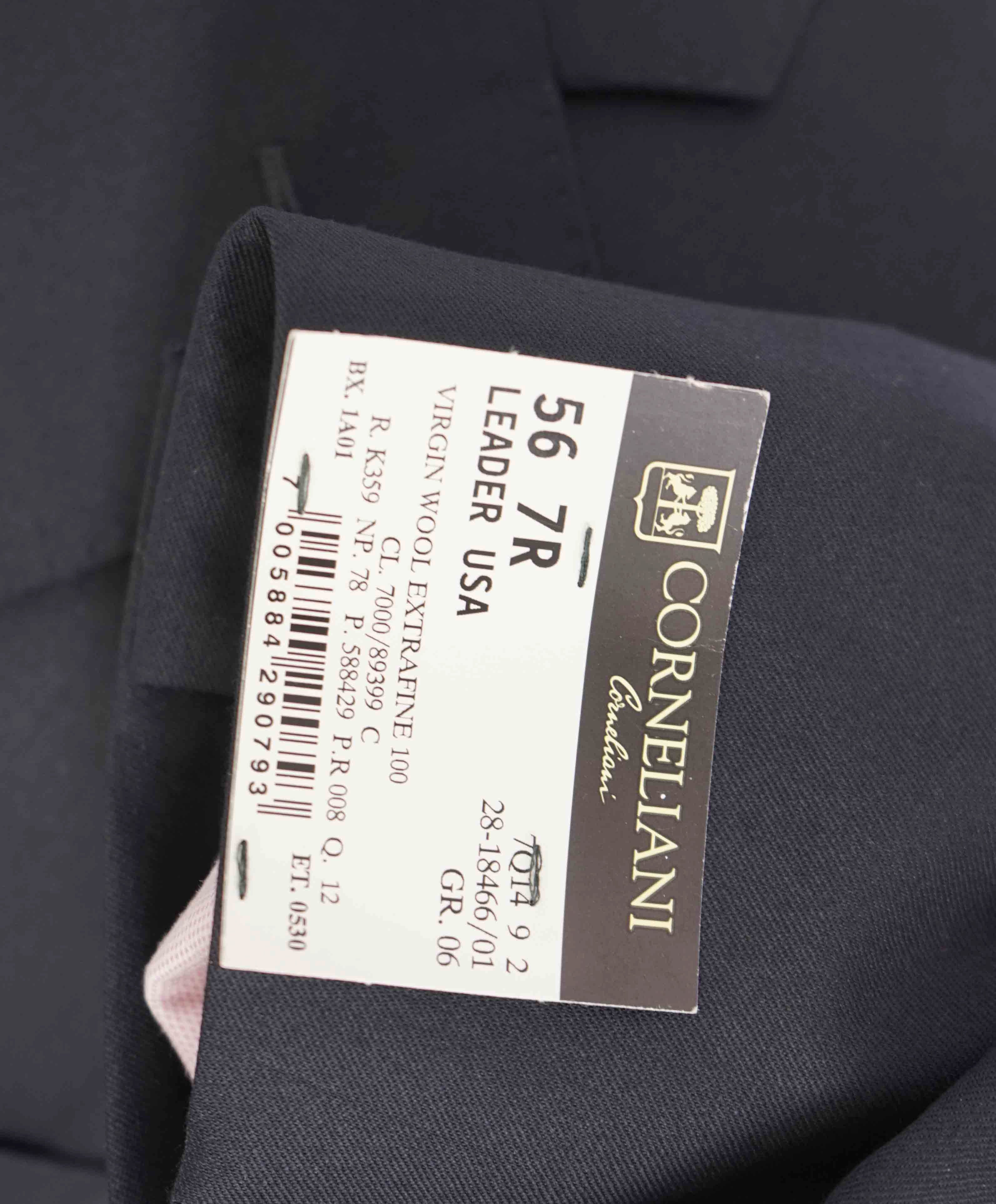$1,595 CORNELIANI - CLOSET STAPLE *17,75 MICRONS* Navy Blue Blazer - 46R