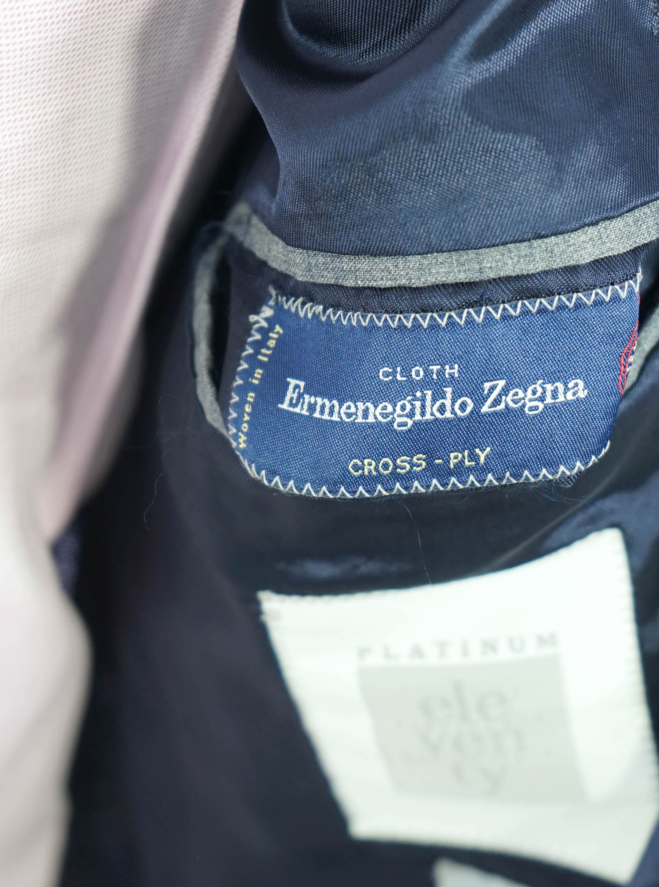 ELEVENTY - By ERMENEGILDO ZEGNA "Wool/Linen/Silk" Brown Blazer - 40 (50 EU)