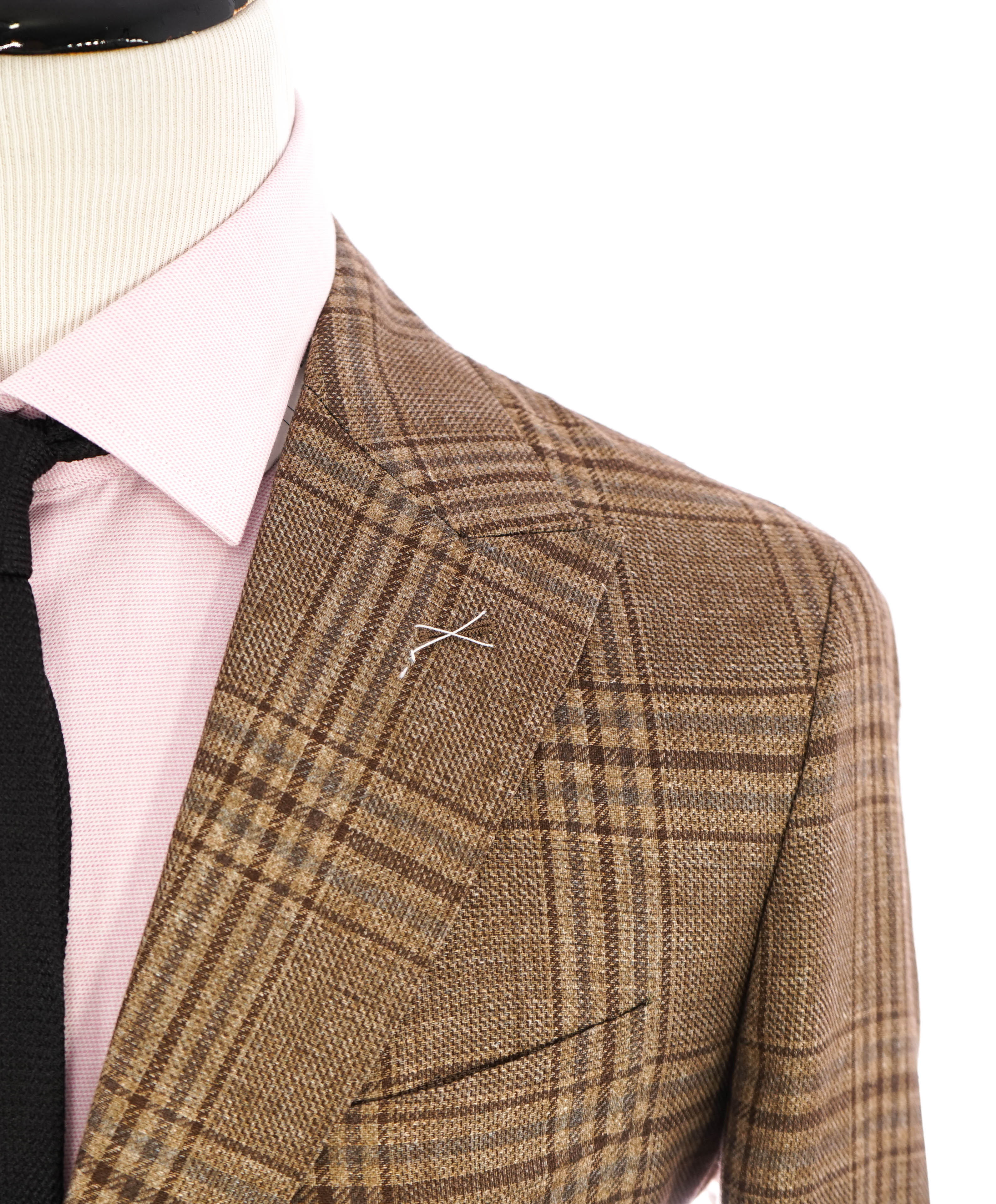 ELEVENTY - By ERMENEGILDO ZEGNA "Wool/Linen/Silk" Brown Blazer - 40 (50 EU)