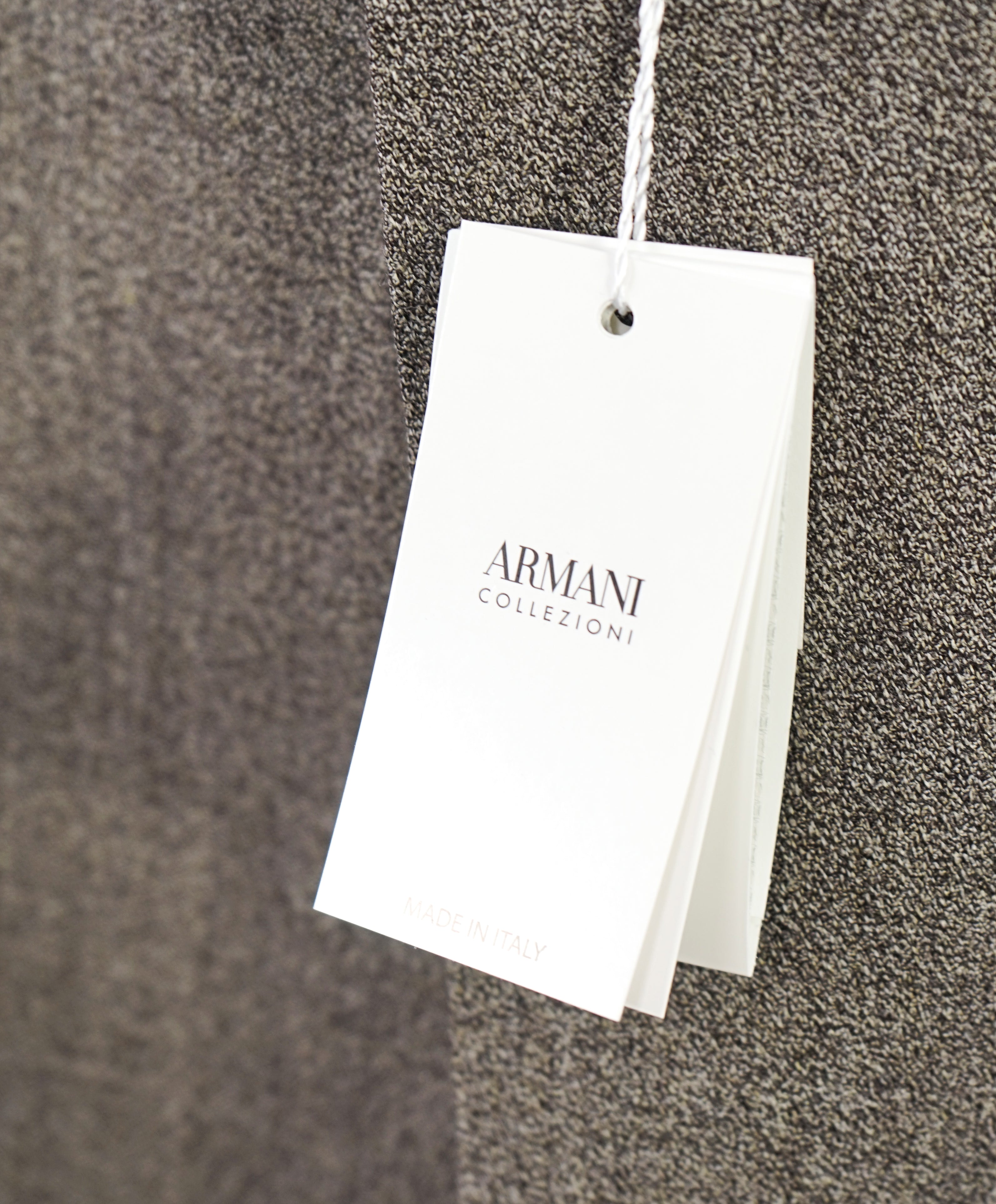 ARMANI COLLEZIONI - "G Line" MELANGE Brown & Gray 2-Button Suit - 50R
