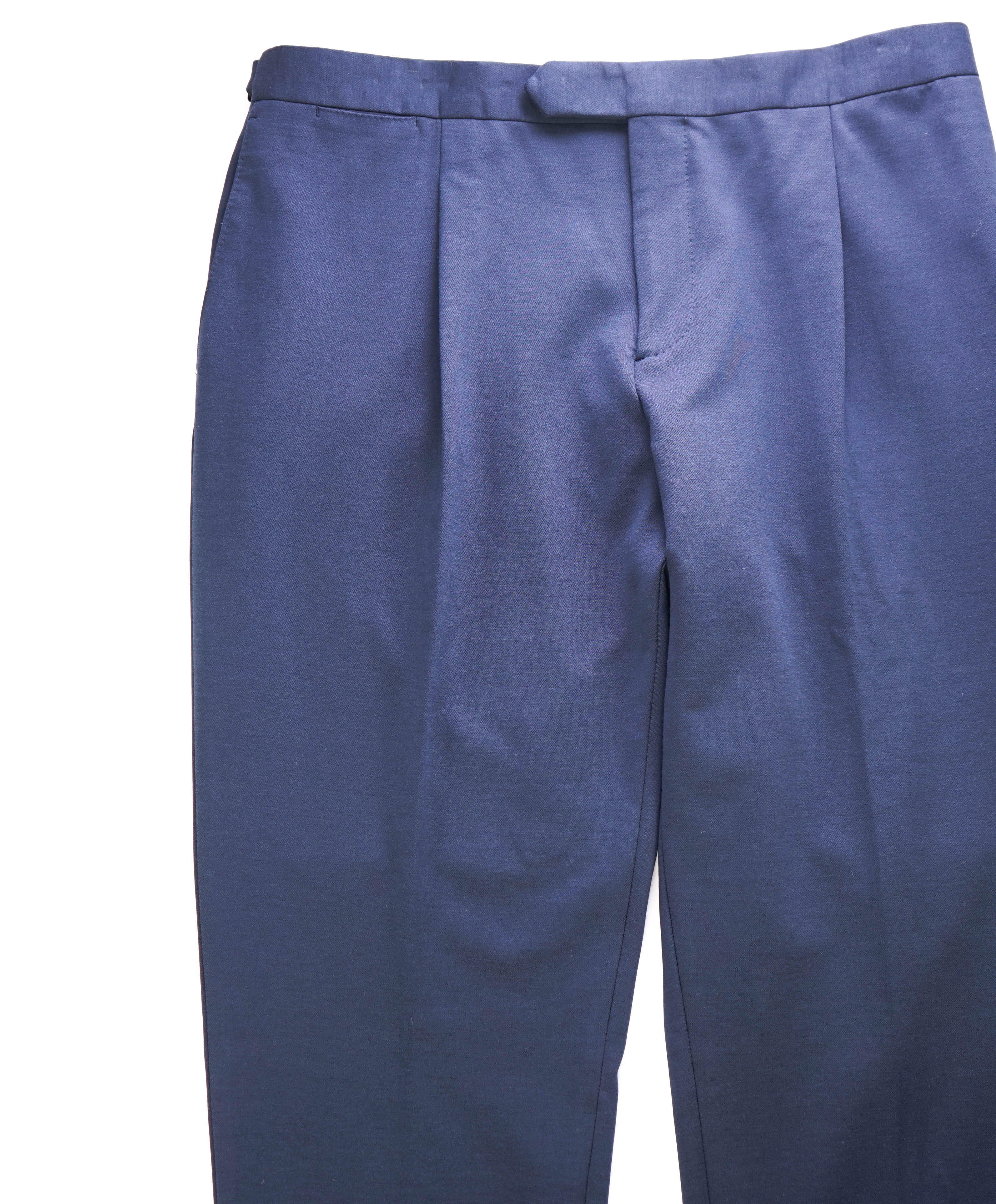 BURBERRY LONDON - *SIDE TABS* ITALY Blue Flat Front Dress Pants - 36W