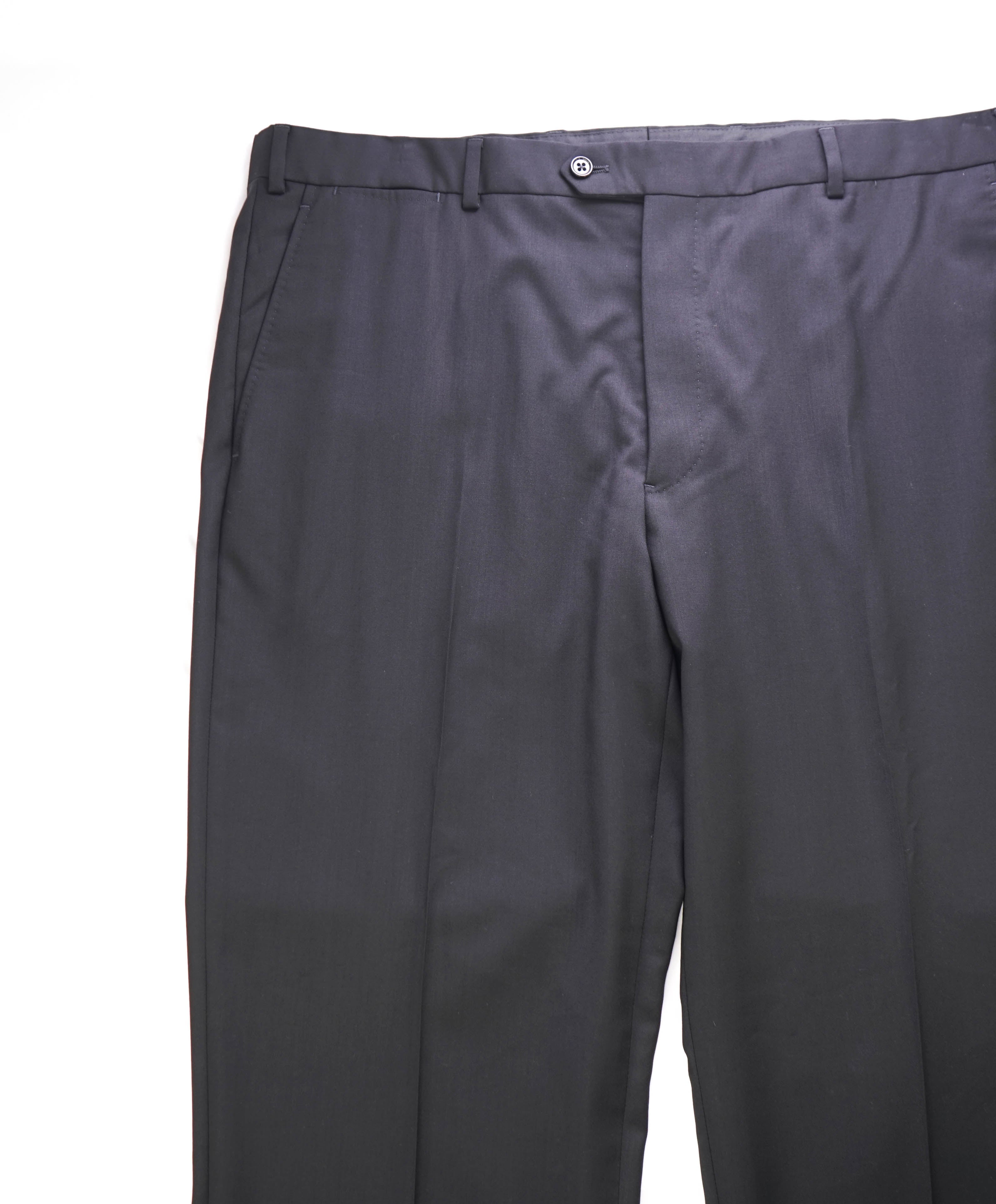 ARMANI COLLEZIONI - *CLOSET STAPLE* Black Flat Front Dress Pants - 40W