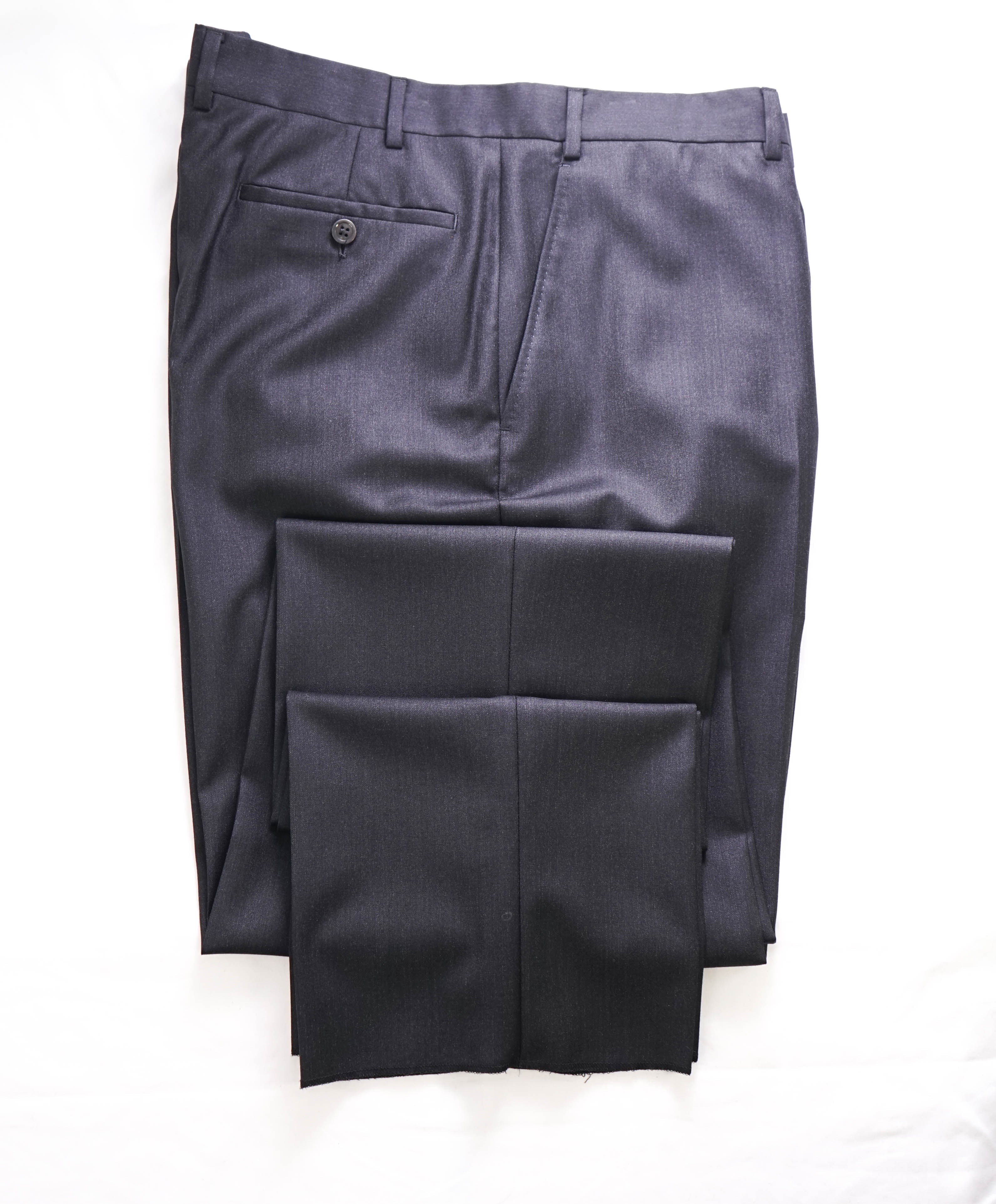 ARMANI COLLEZIONI - Gray *CLOSET STAPLE* Wool Flat Front Dress Pants - 42W