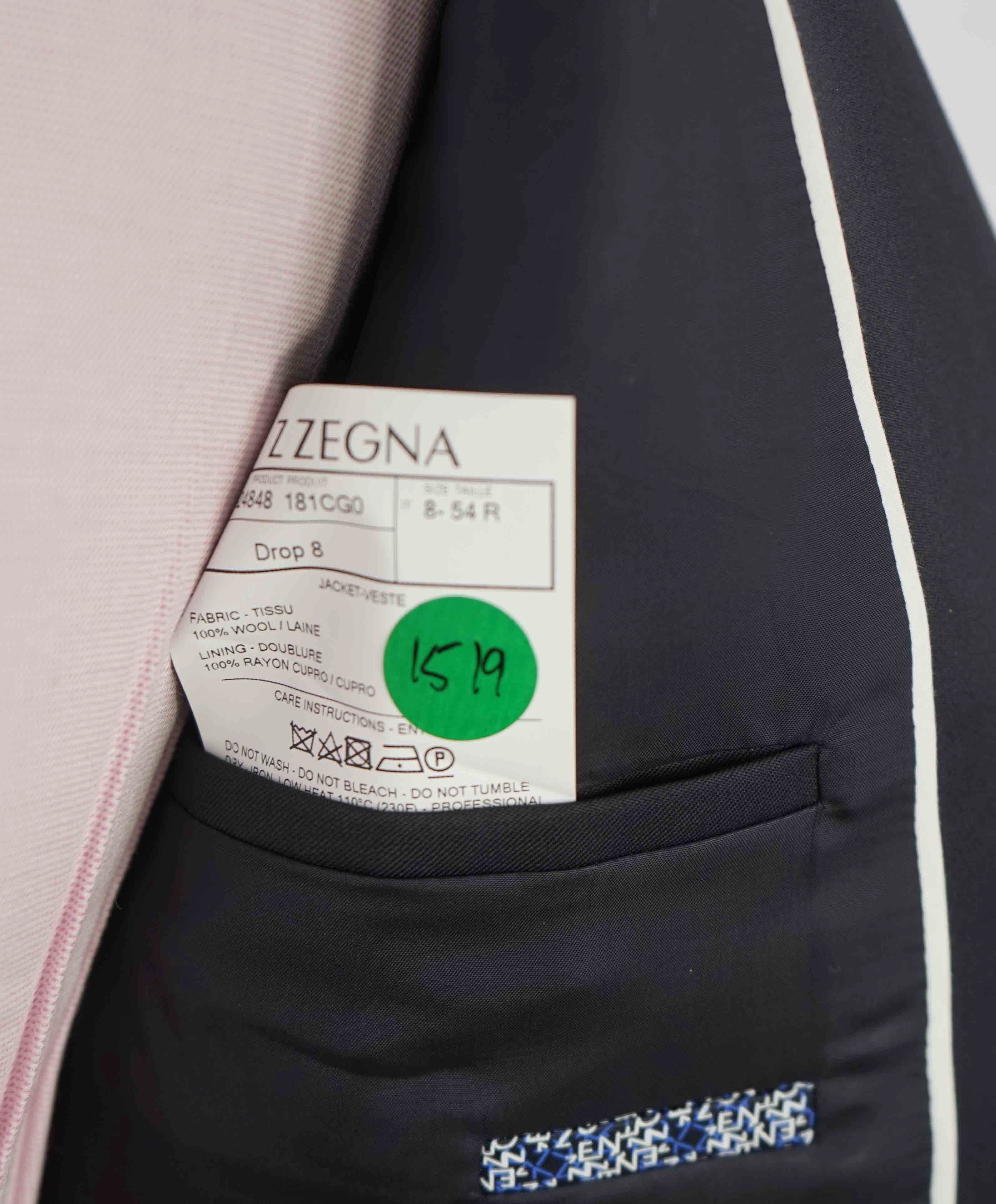 $995 Z ZEGNA - Navy Blue *CLOSET STAPLE* Drop 8 PERFORMANCE Blazer - 44R