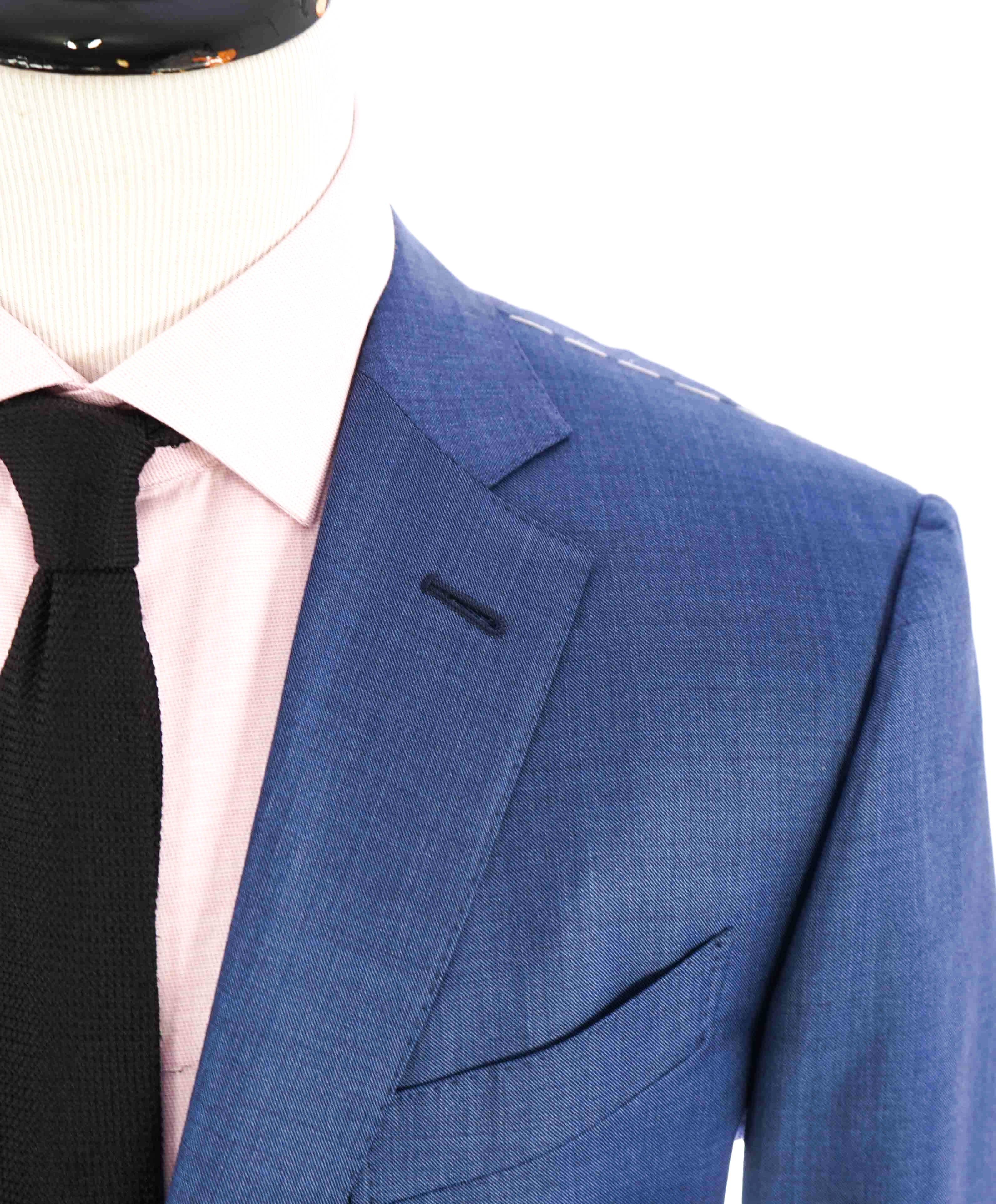 $3,290 ERMENEGILDO ZEGNA- “TORFEO” Baby Blue Blazer- 46R