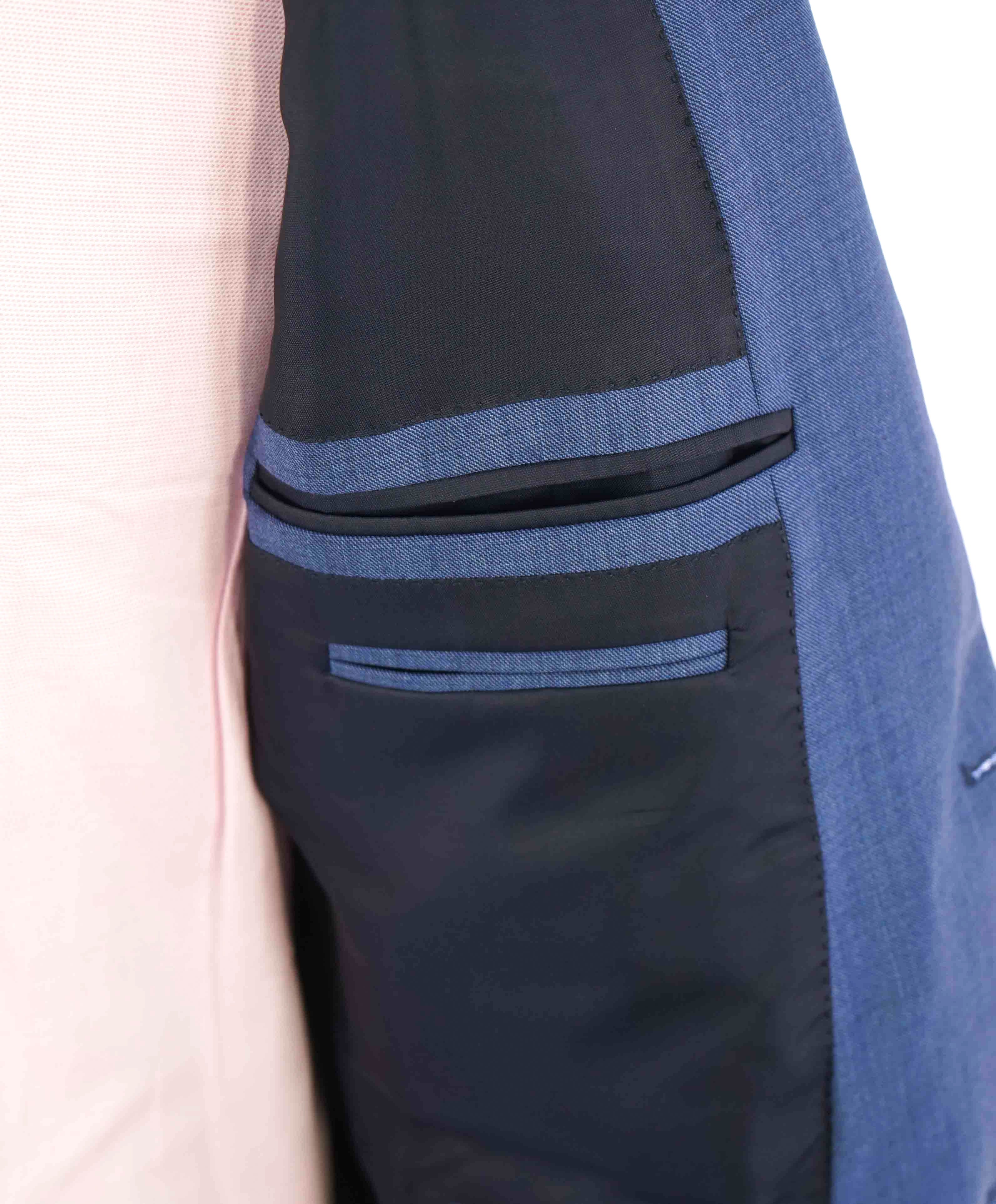 $3,290 ERMENEGILDO ZEGNA- “TORFEO” Baby Blue Blazer- 46R