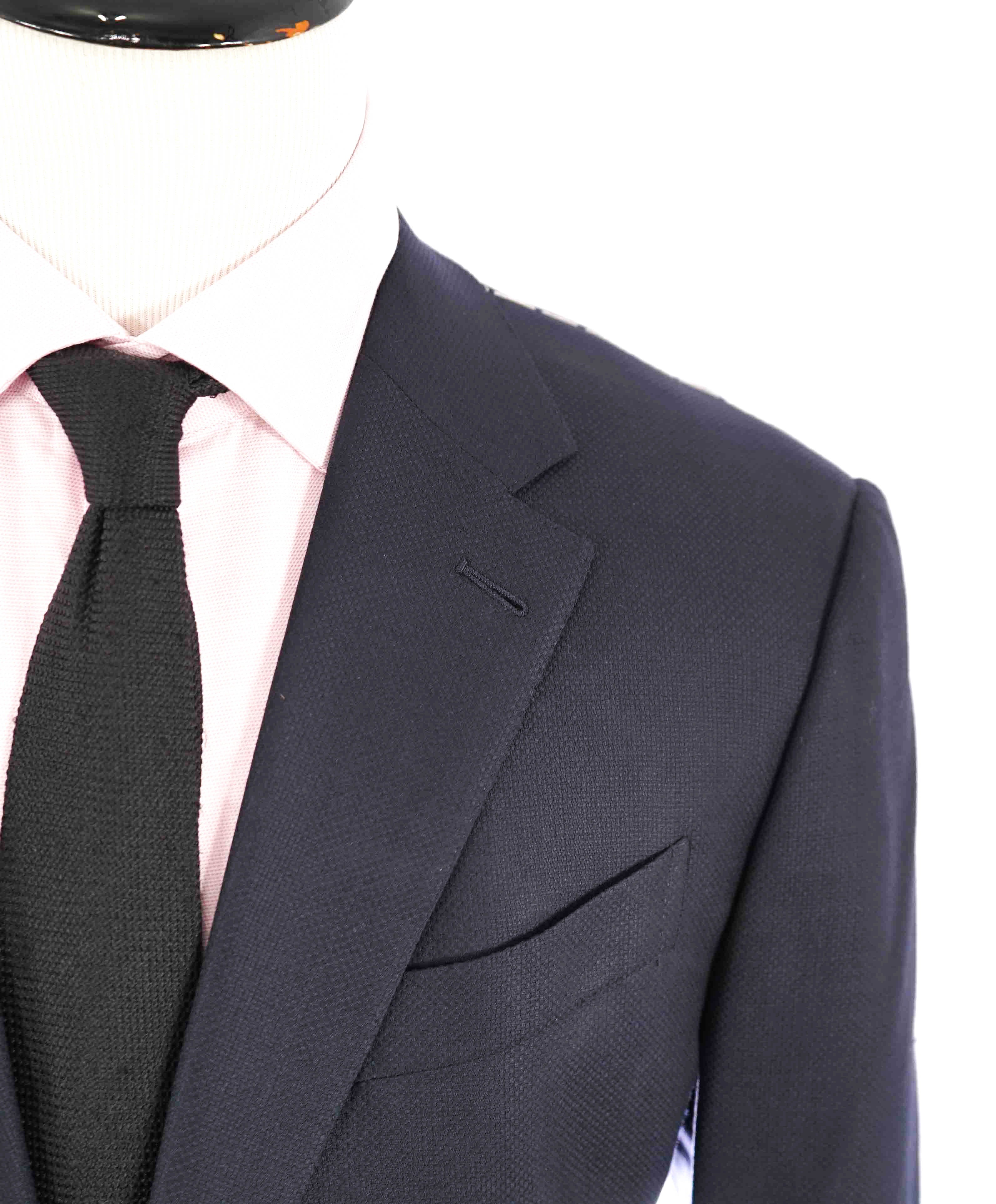 $3,295 ERMENEGILDO ZEGNA - "TROFEO COMFORT" Blue 10 POCKET Blazer - 44R