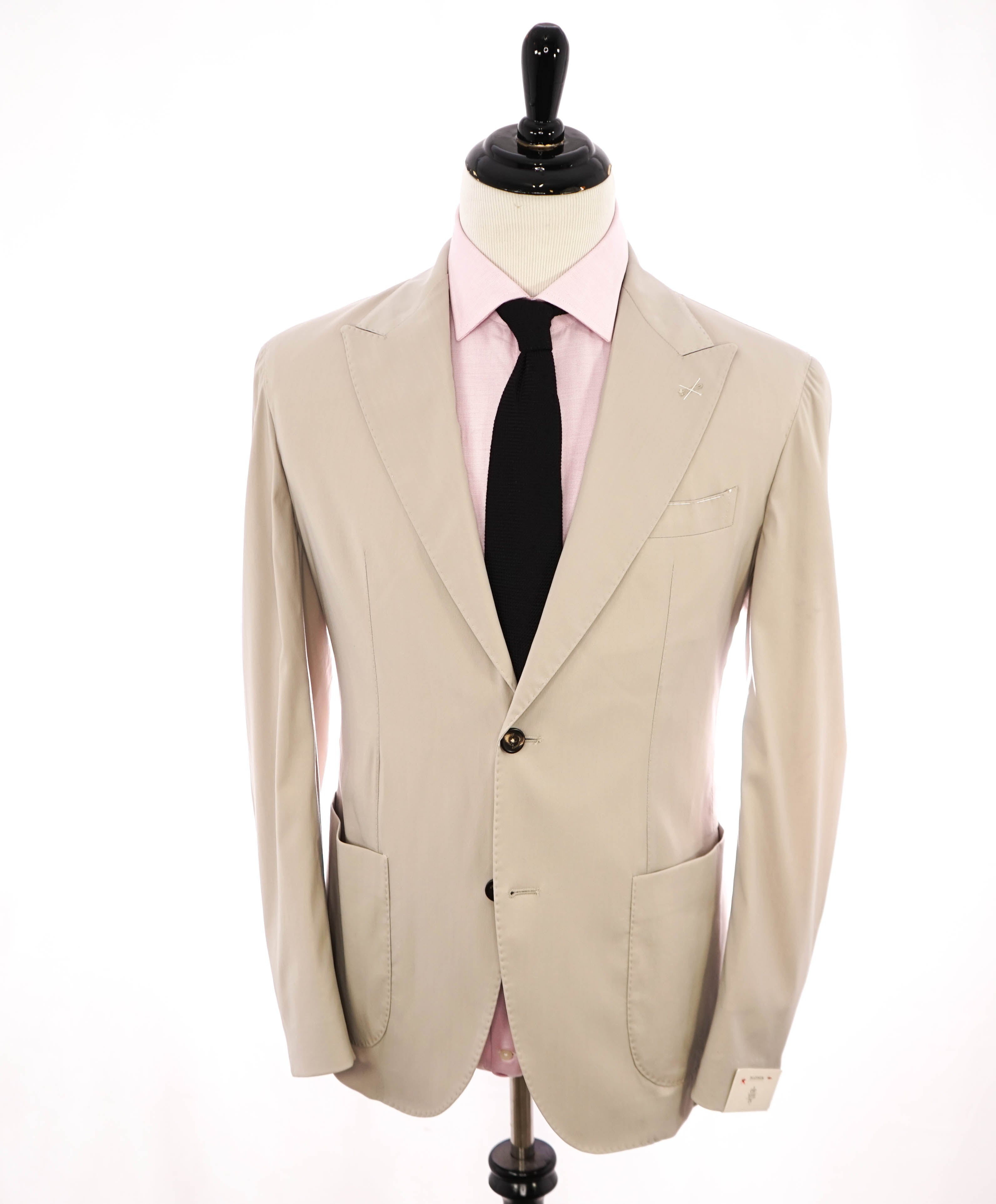 ELEVENTY - By LORO PIANA Wool/Spandex Performance Beige Blazer - 40 (50 EU)