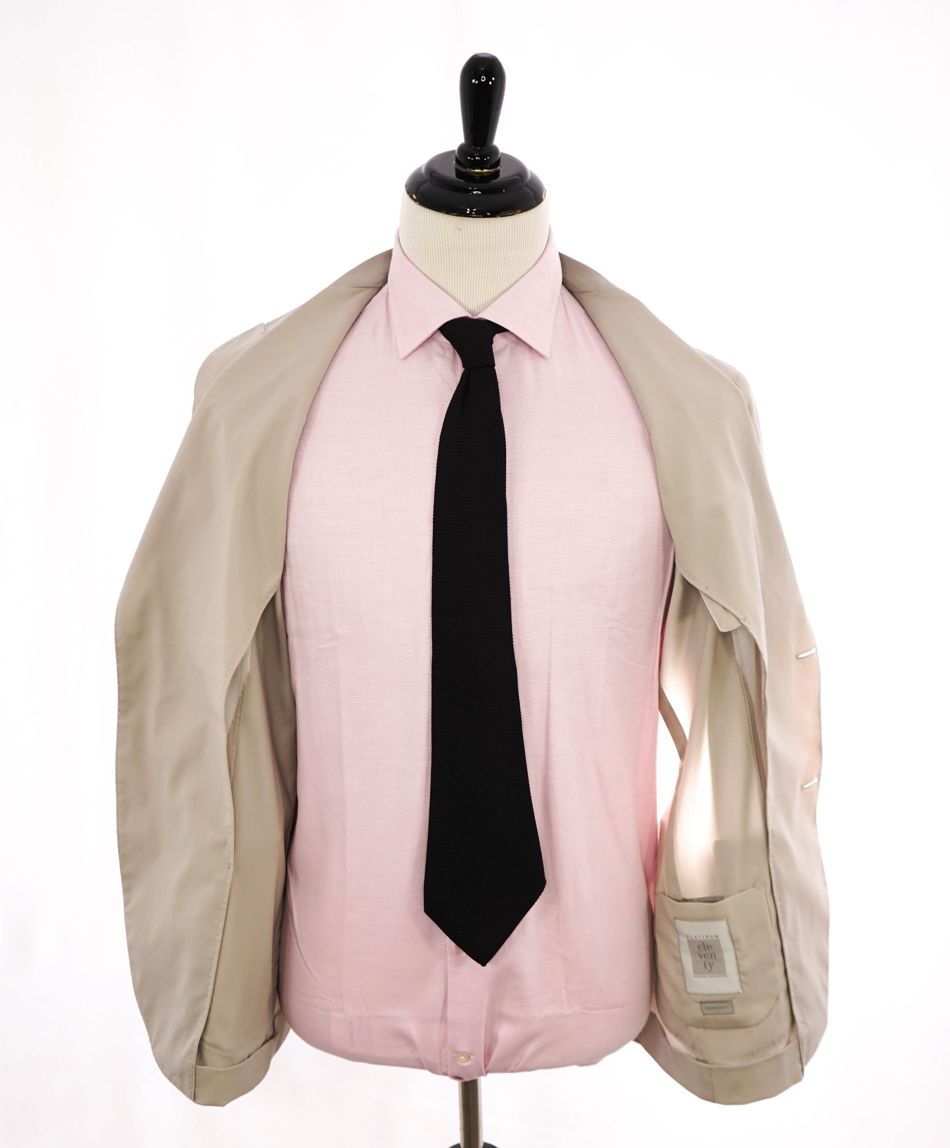 ELEVENTY - By LORO PIANA Wool/Spandex Performance Beige Blazer - 40 (50 EU)