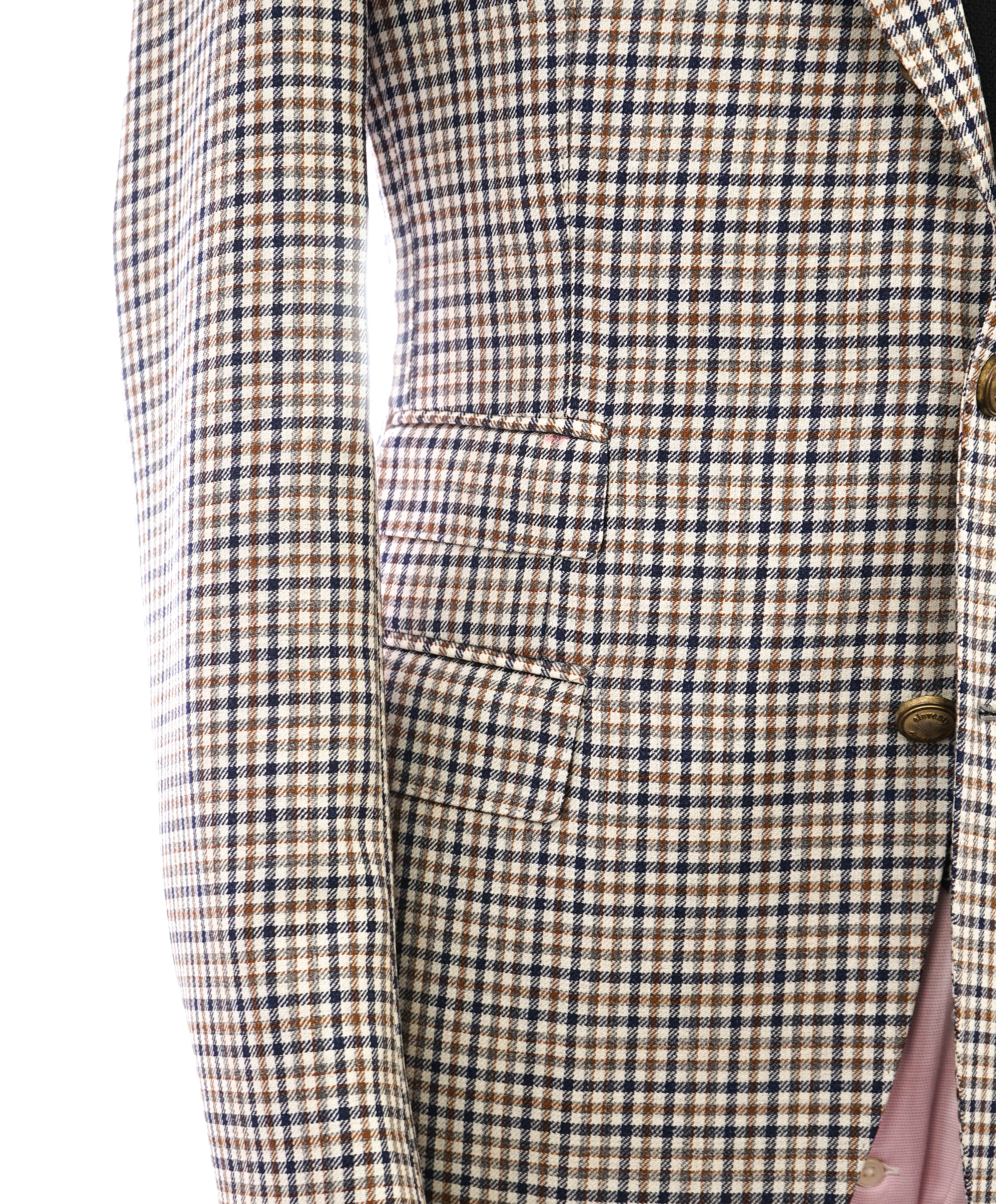 ELEVENTY - By ERMENEGILDO ZEGNA *OASI WOOL & SILK* Check Blazer - 40 (50 EU)