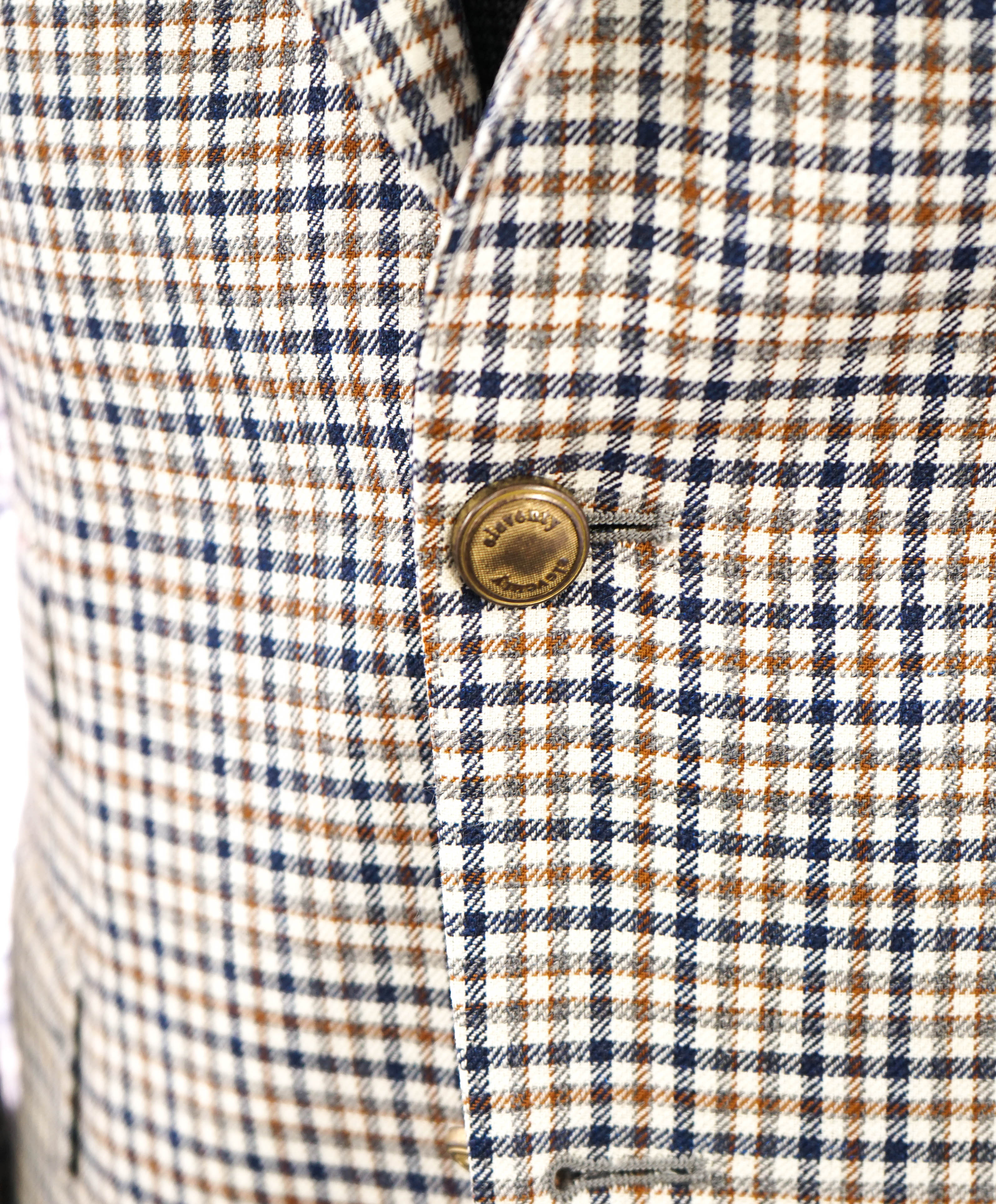 ELEVENTY - By ERMENEGILDO ZEGNA *OASI WOOL & SILK* Check Blazer - 40 (50 EU)