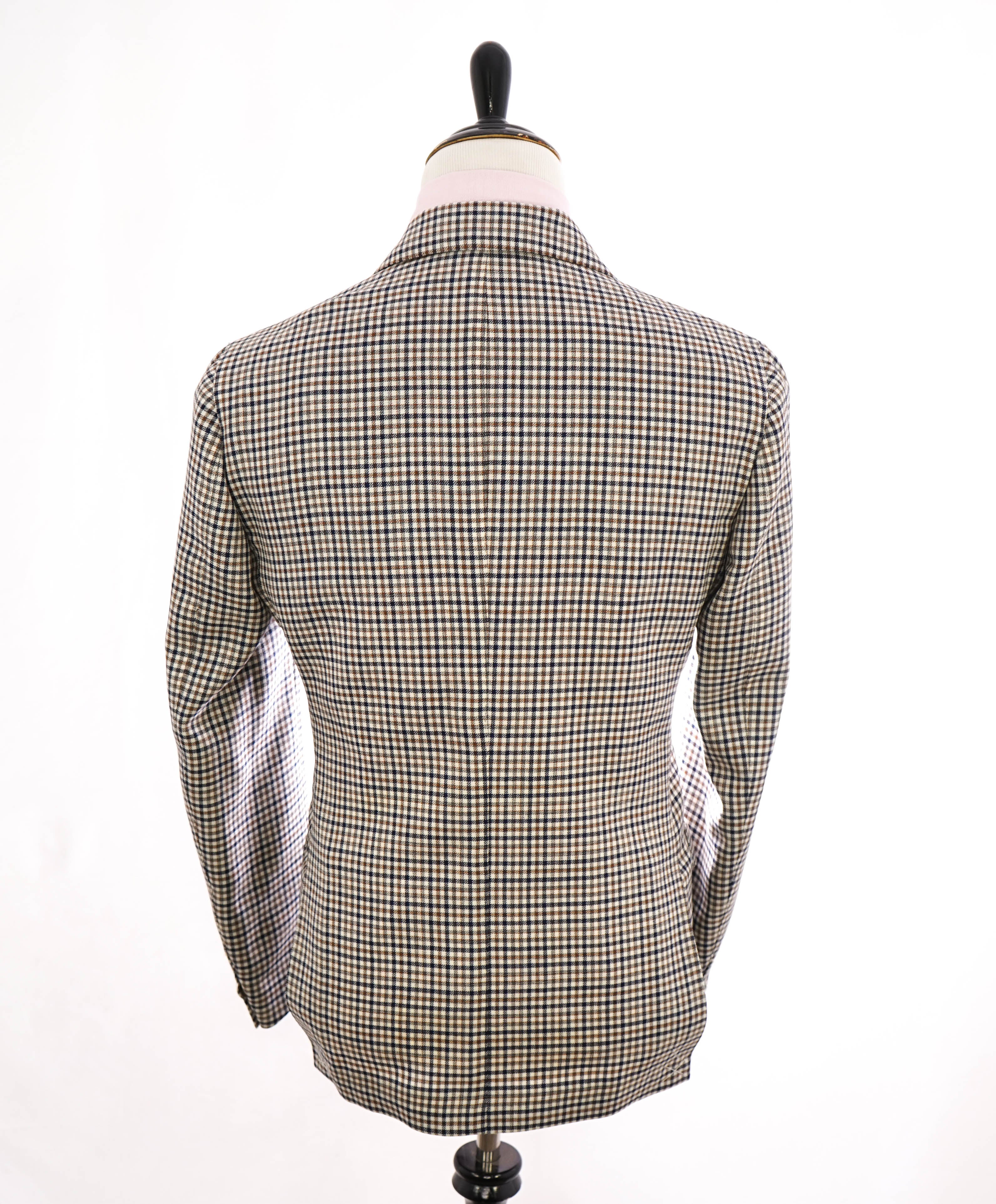 ELEVENTY - By ERMENEGILDO ZEGNA *OASI WOOL & SILK* Check Blazer - 40 (50 EU)