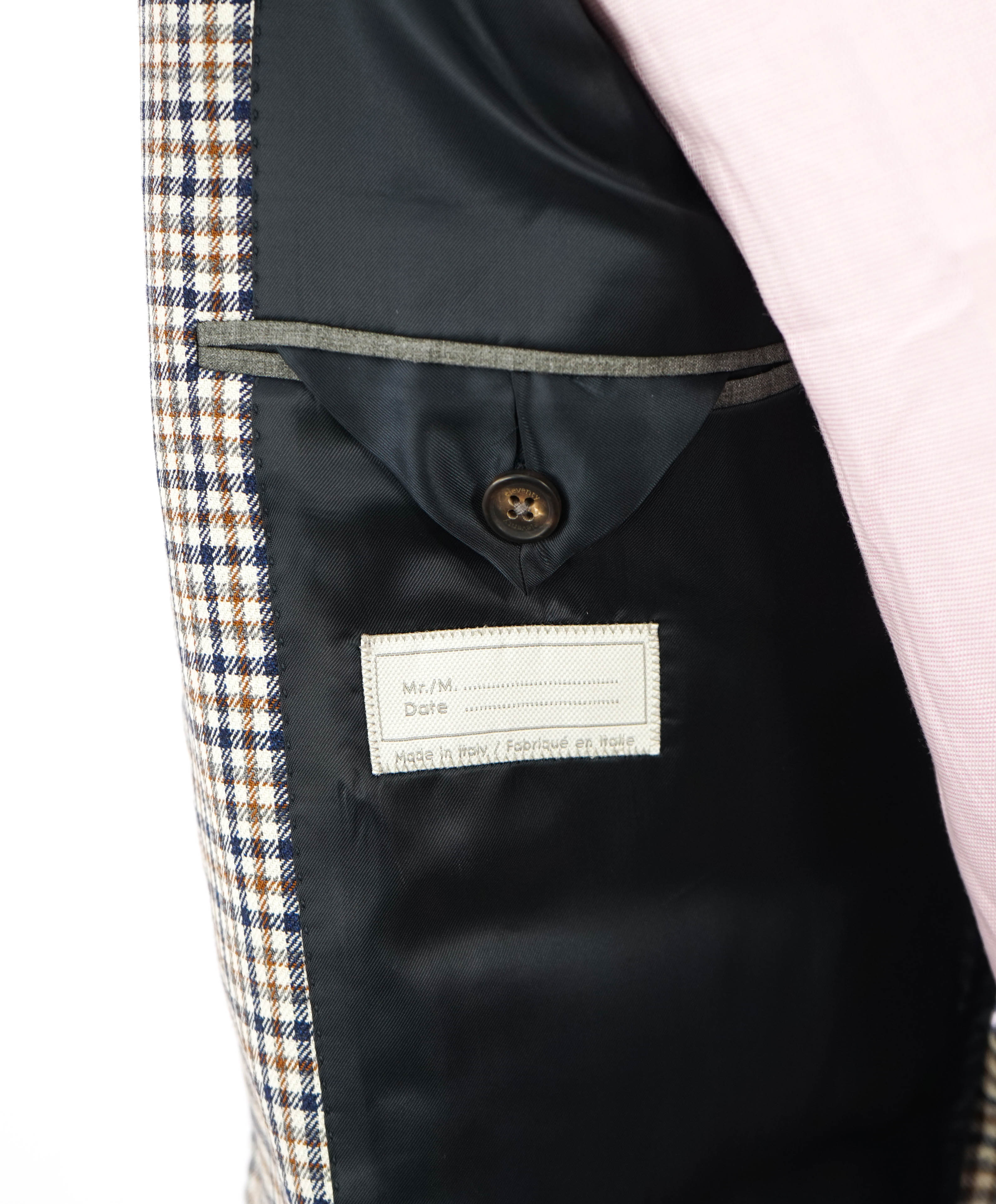 ELEVENTY - By ERMENEGILDO ZEGNA *OASI WOOL & SILK* Check Blazer - 40 (50 EU)