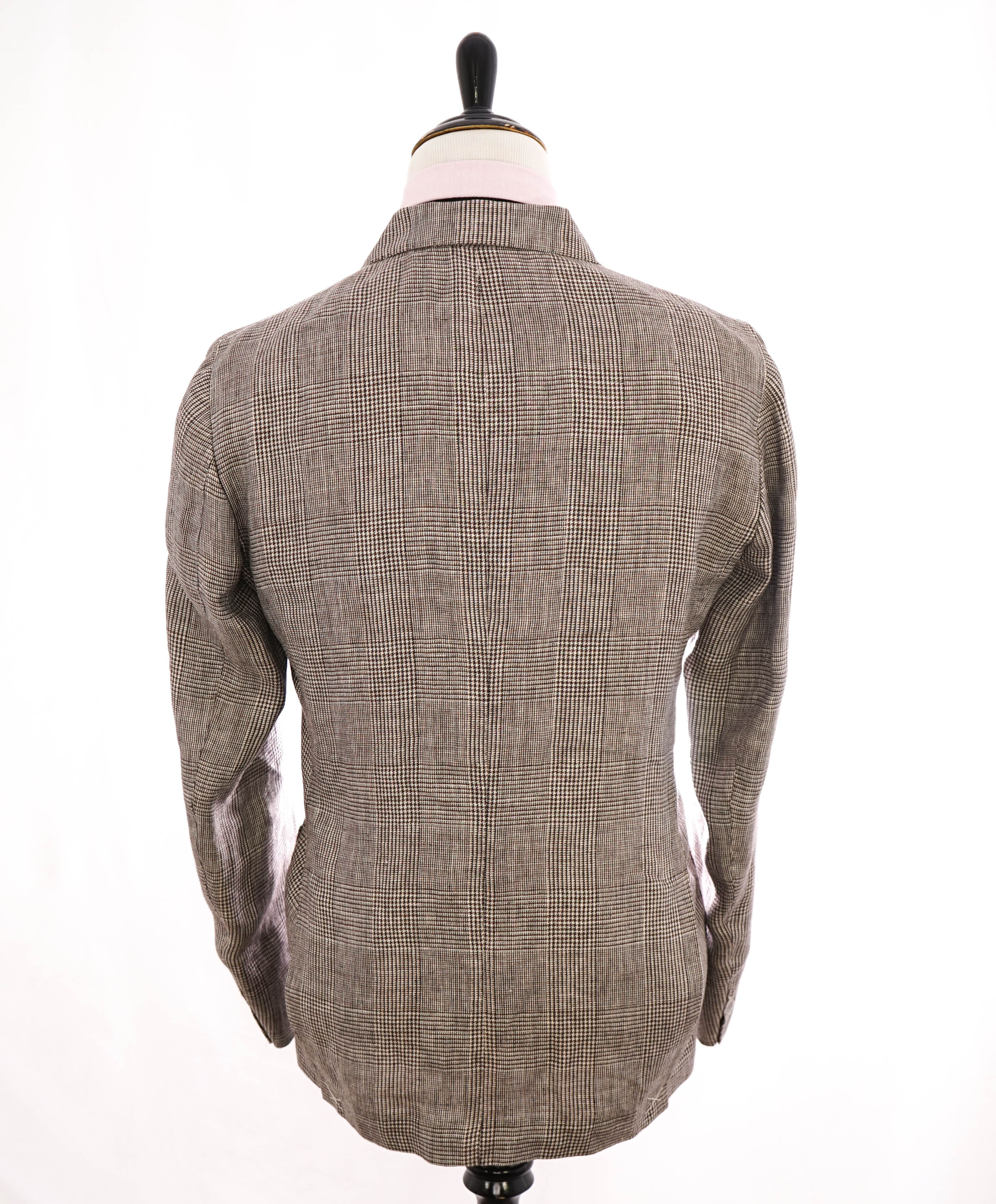 ELEVENTY - Prince Of Wales Check *PURE LINEN* Blazer - 42US (52 EU)
