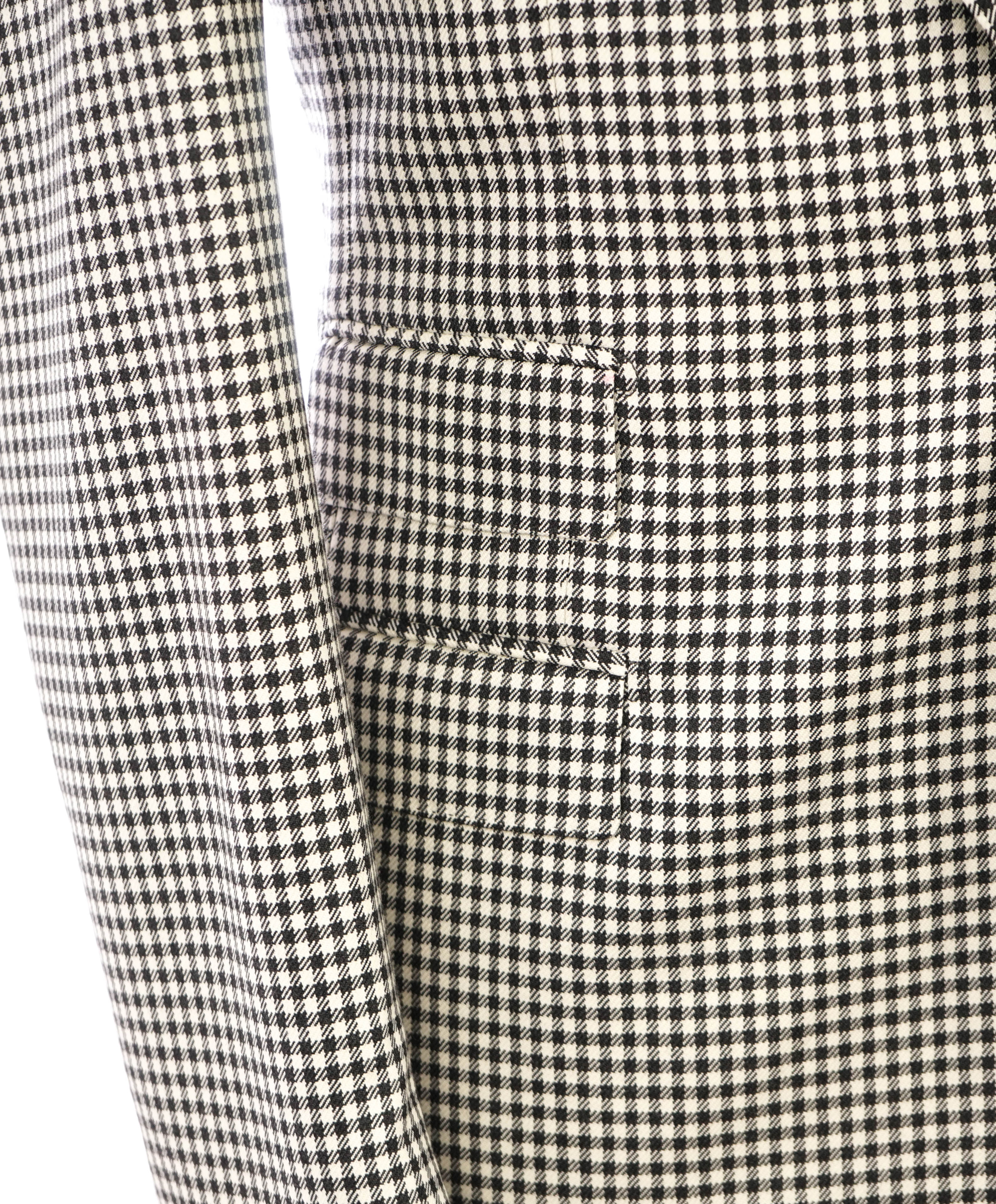 ELEVENTY - "PLATINUM LINE" Black & Ivory Gingham Check Blazer - 40 (50 EU)