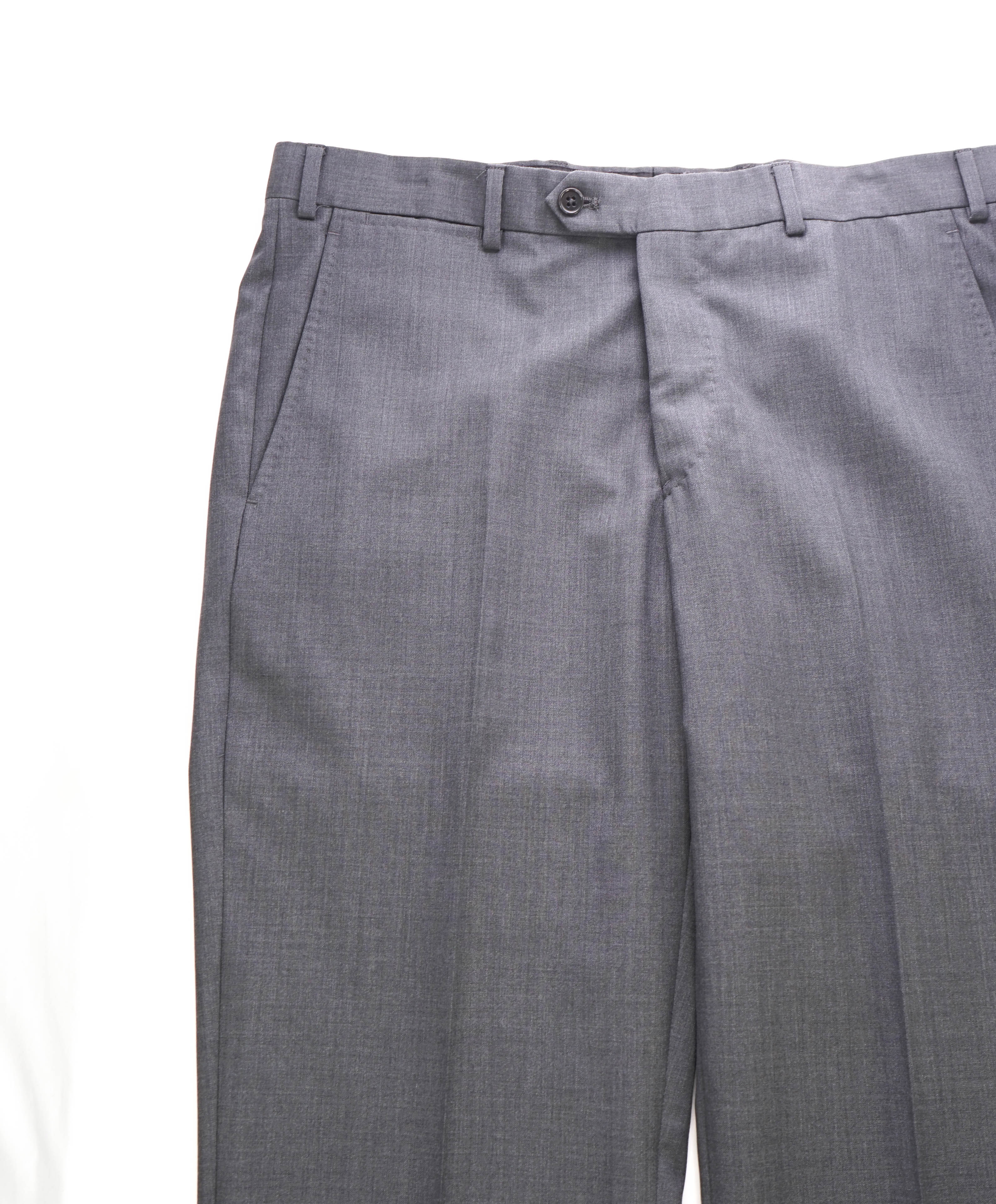 ARMANI COLLEZIONI - Medium Gray *CLOSET STAPLE* Flat Front Dress Pants - 34W