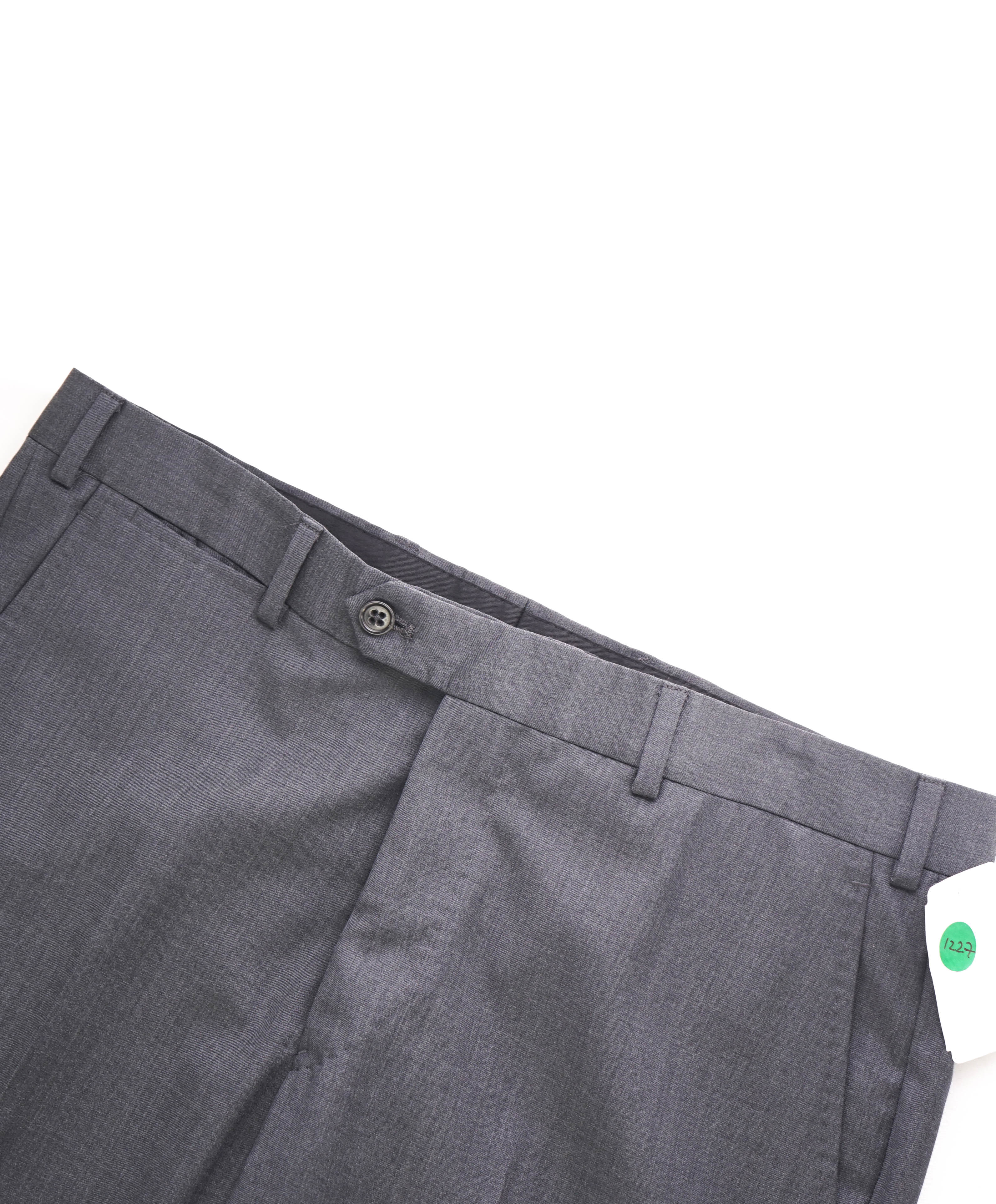 ARMANI COLLEZIONI - Medium Gray *CLOSET STAPLE* Flat Front Dress Pants - 34W