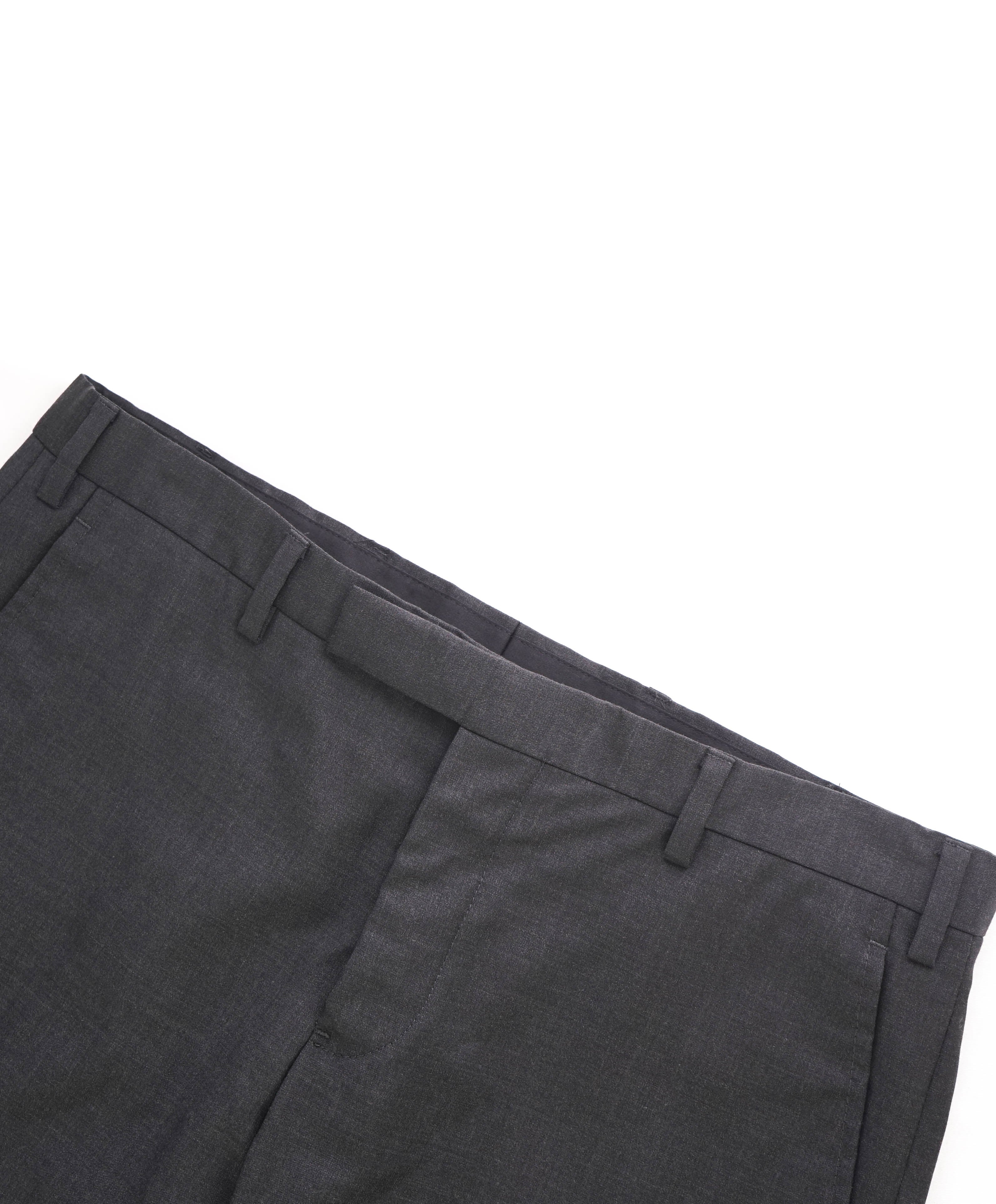 ARMANI COLLEZIONI - Charcoal Gray *CLOSET STAPLE* Flat Front Dress Pants - 32W
