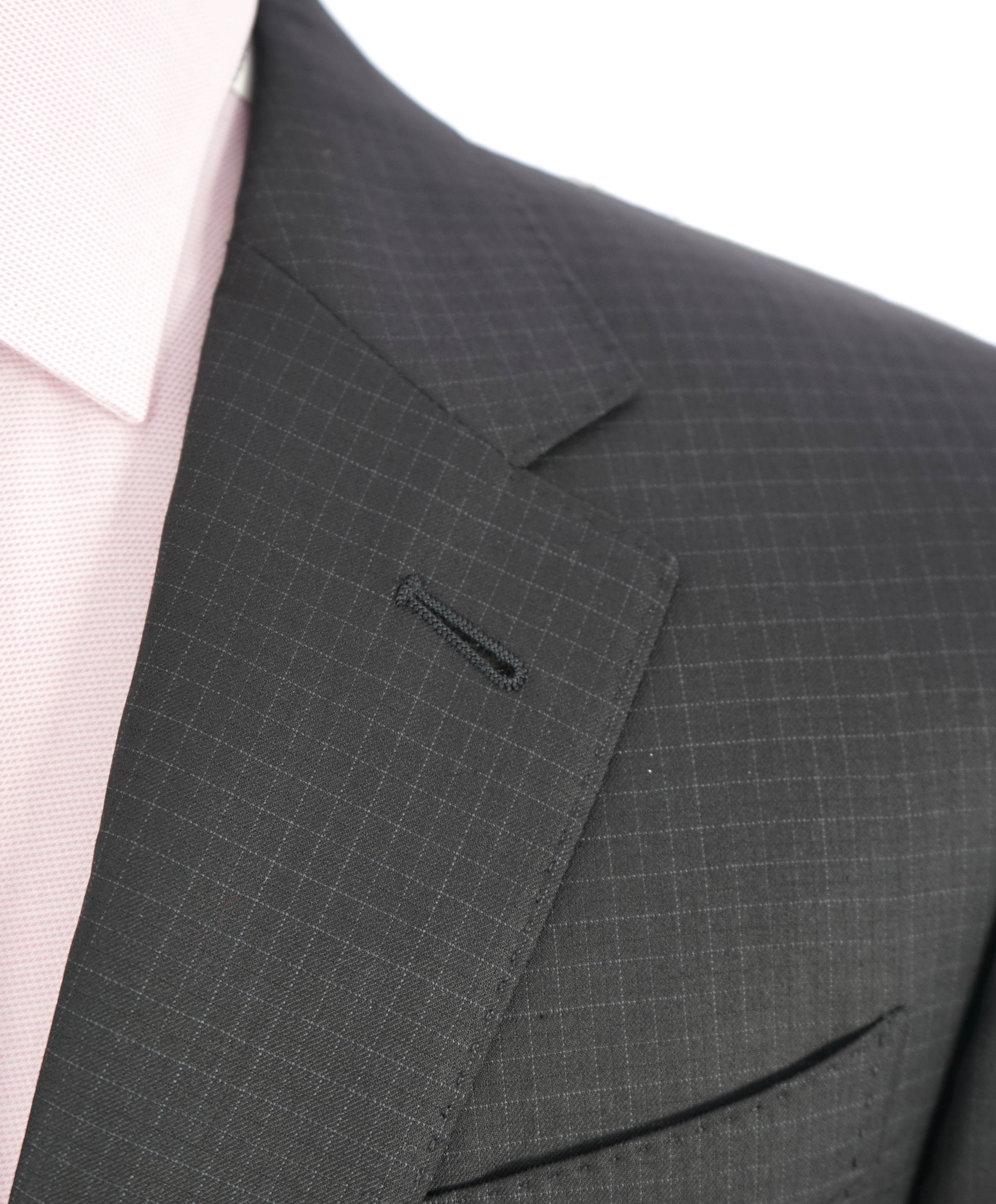 ERMENEGILDO ZEGNA - "15 MILMIL 15" Black Check Plaid Premium Fabric Suit - 40R