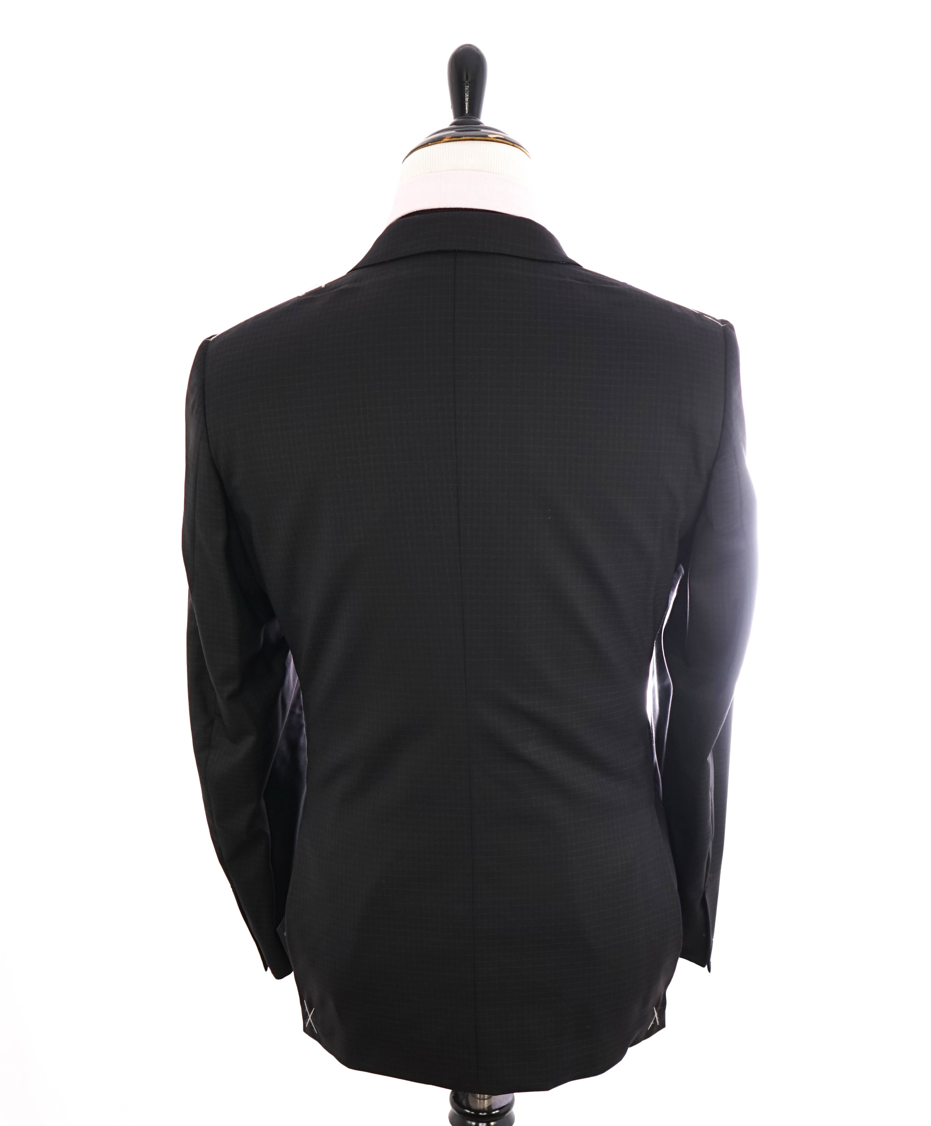 ERMENEGILDO ZEGNA - "15 MILMIL 15" Black Check Plaid Premium Fabric Suit - 40R