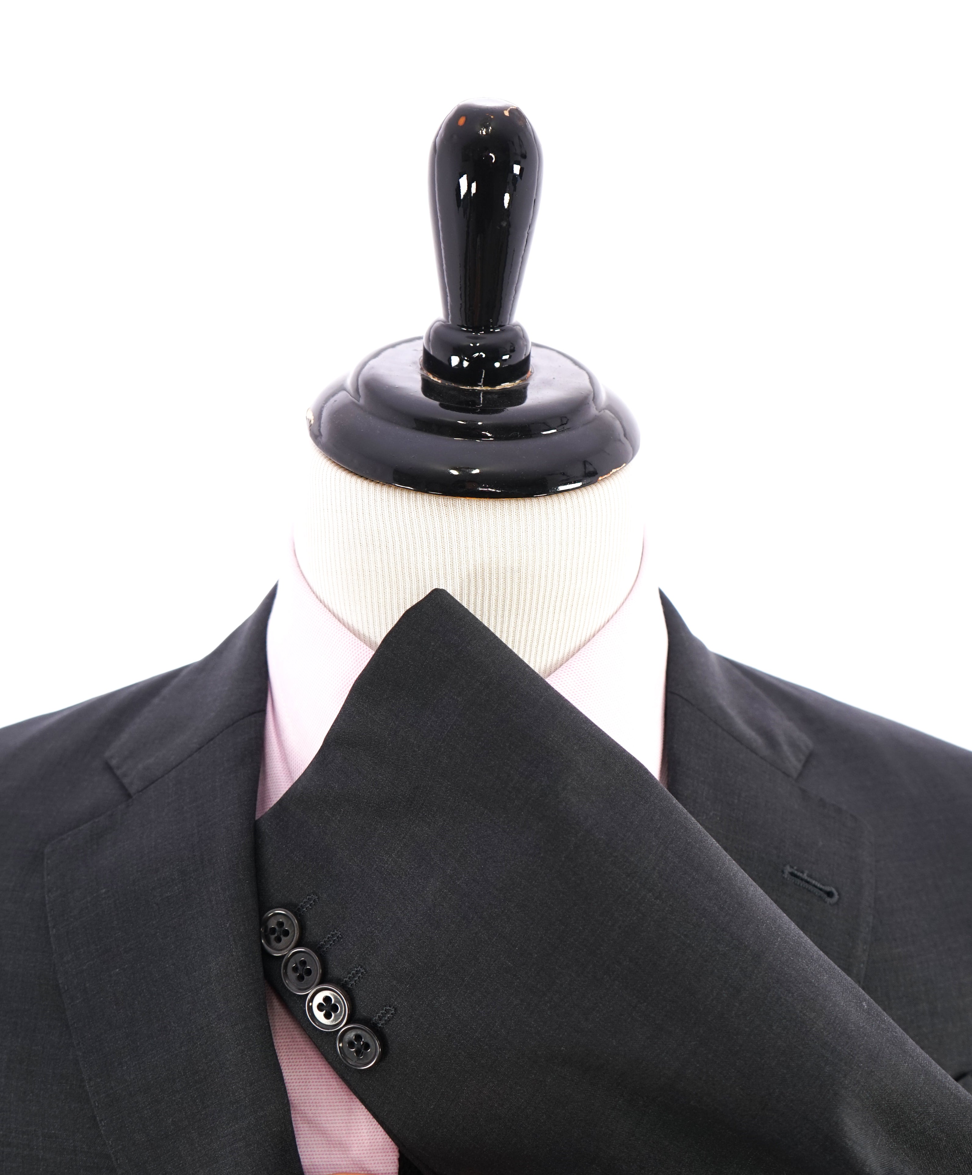 ARMANI COLLEZIONI - "G Line" Classic Gray Charcoal Notch Lapel Suit - 40R