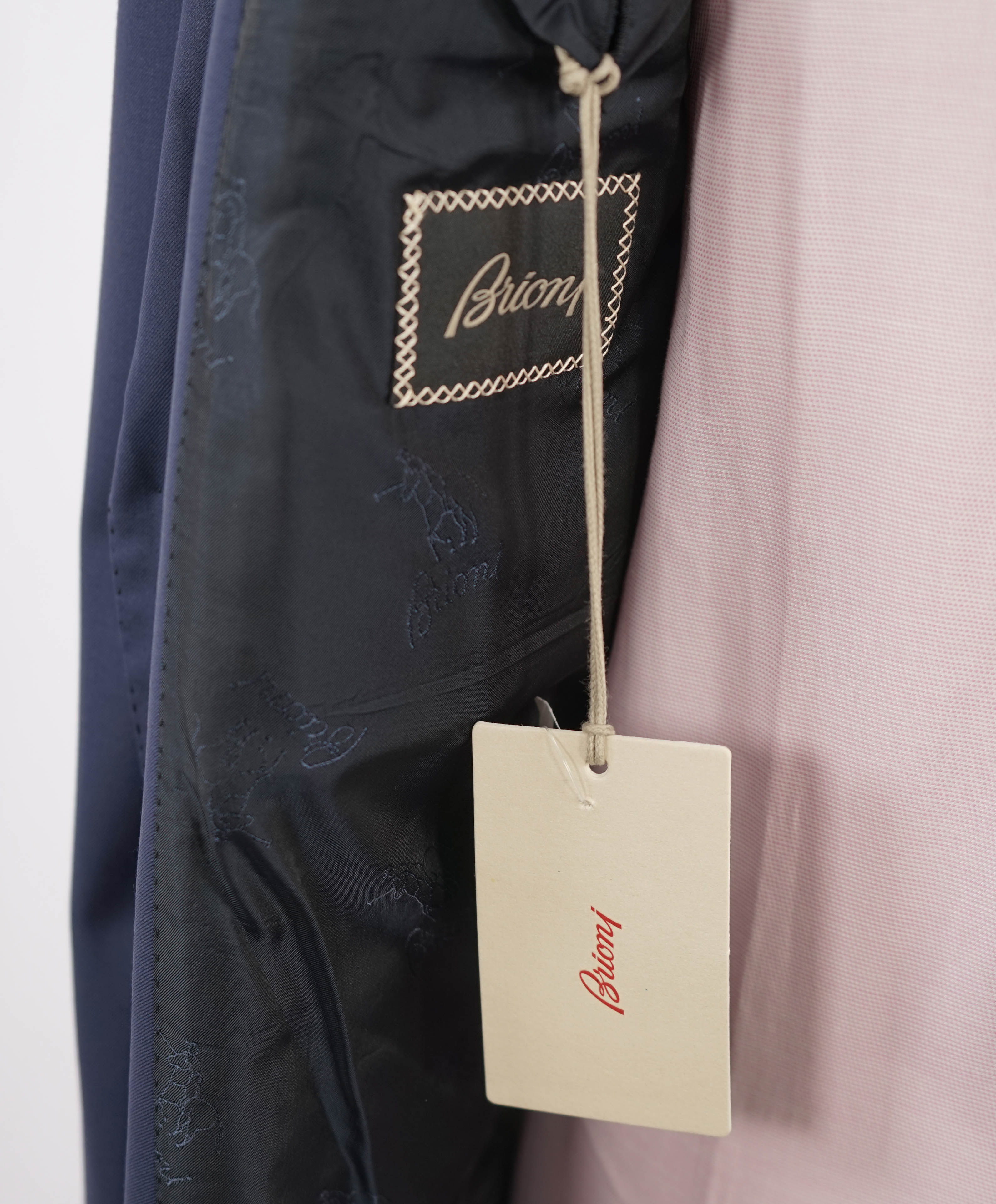 BRIONI - NAVY 160'S 2-Button "COLOSSEO" Hand Made In Italy Blazer - 60R US