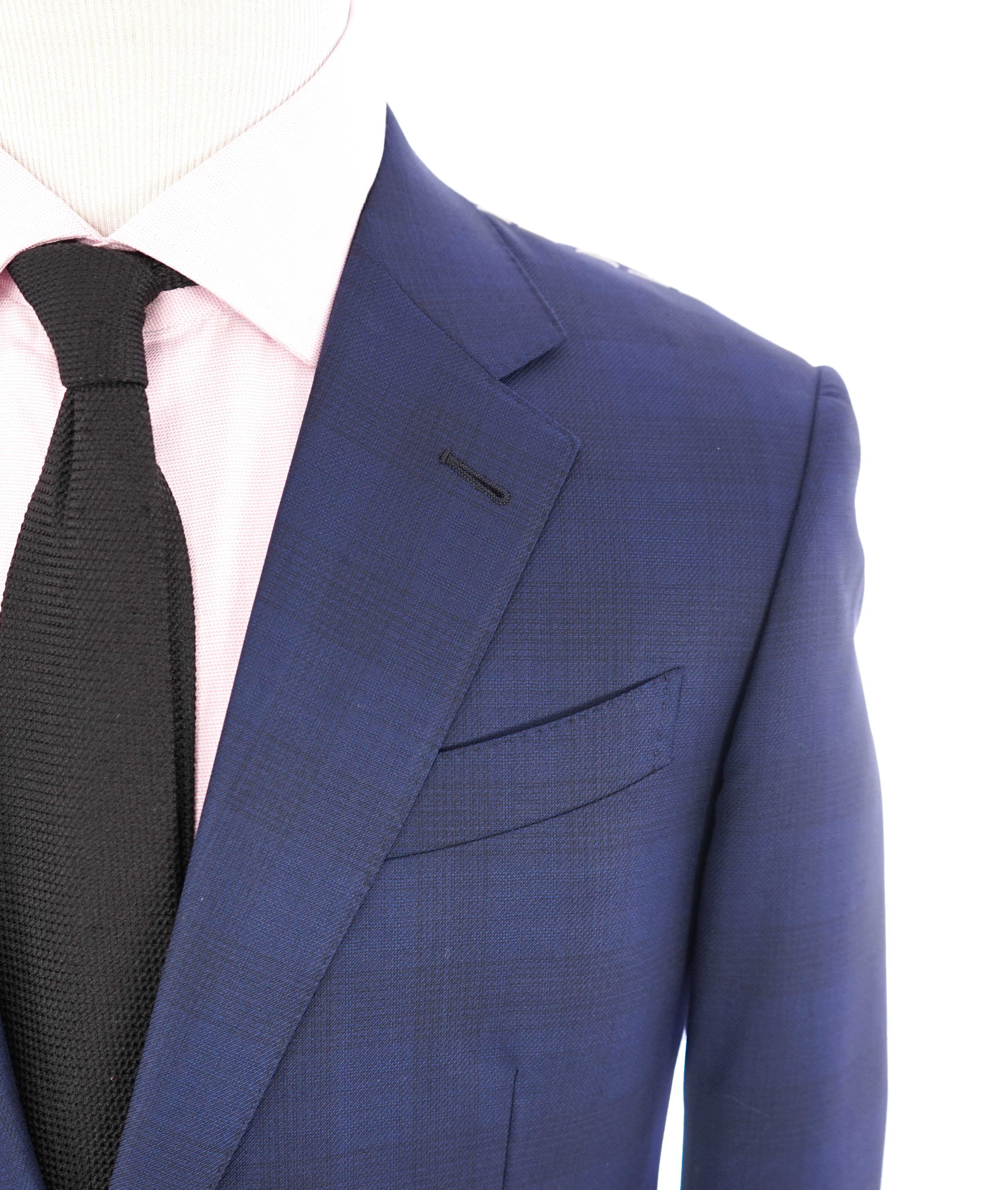 ERMENEGILDO ZEGNA - "15 MILMIL 15" Blue Check Plaid Premium Fabric Suit - 40R