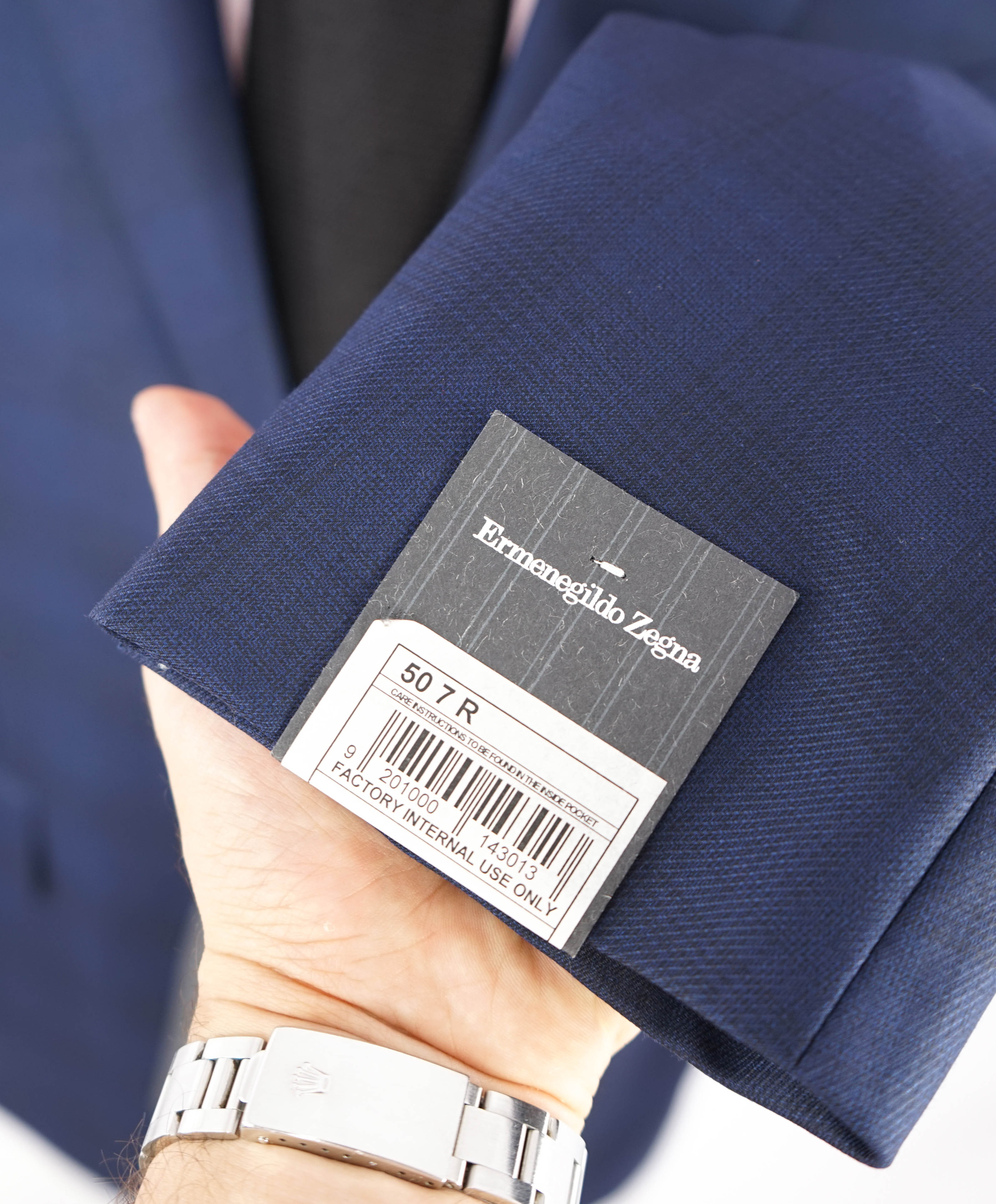 ERMENEGILDO ZEGNA - "15 MILMIL 15" Blue Check Plaid Premium Fabric Suit - 40R