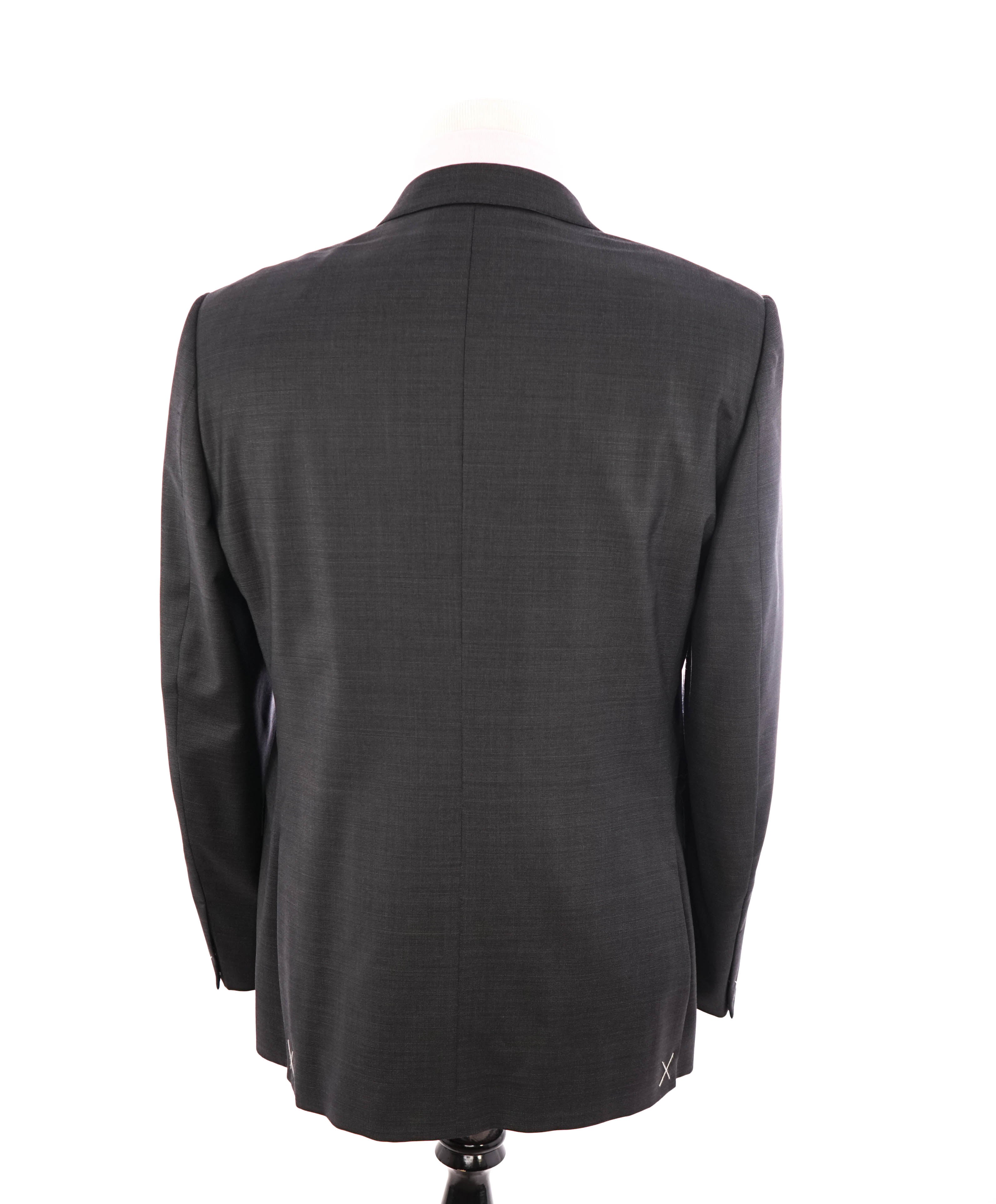 $3,990 ERMENEGILDO ZEGNA-"TROFEO" Gray Birdseye *MILANO* Premium Suit- 44R