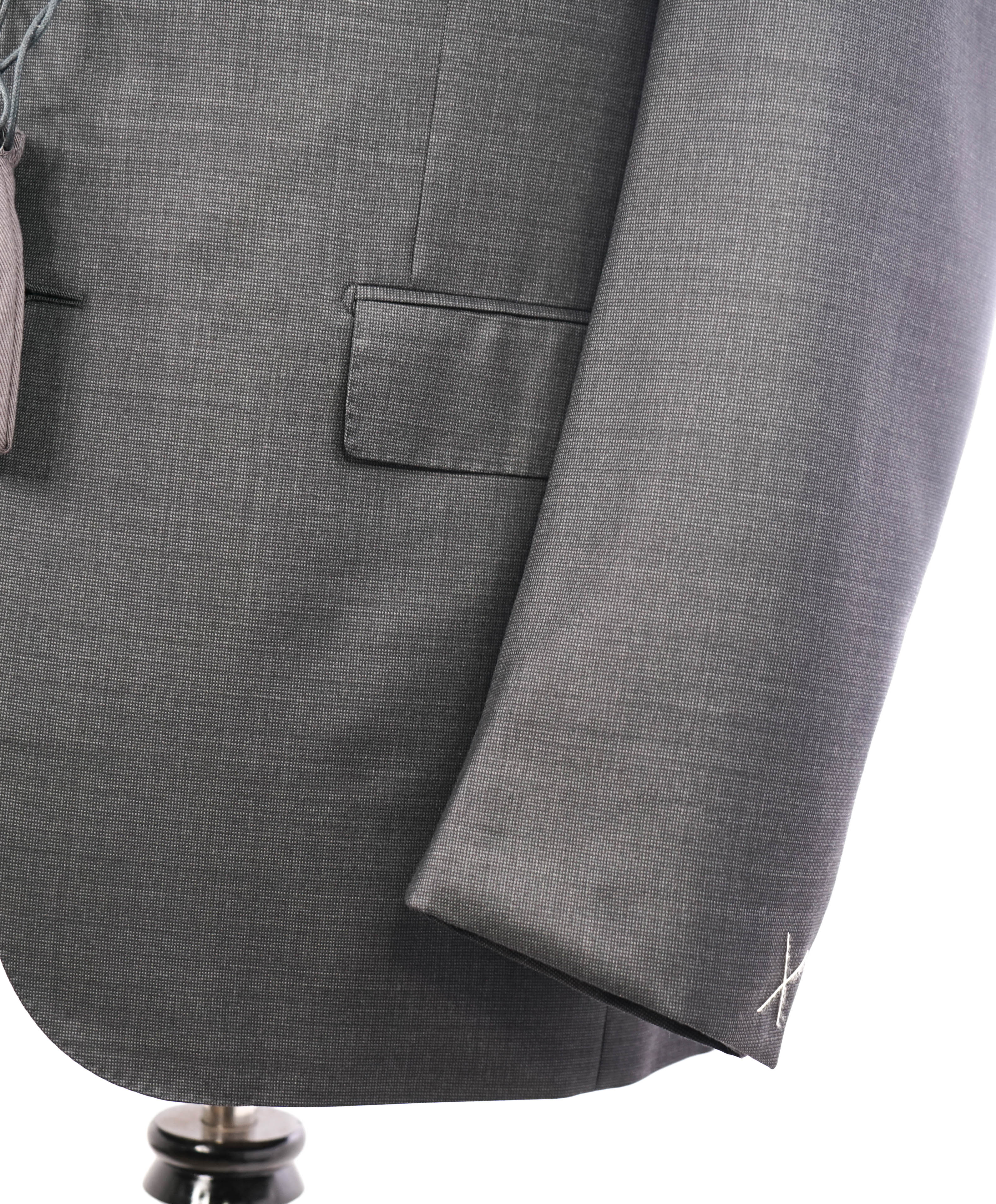 ERMENEGILDO ZEGNA -"TROFEO" Gray Birdseye *MILANO* Premium Suit - 44R