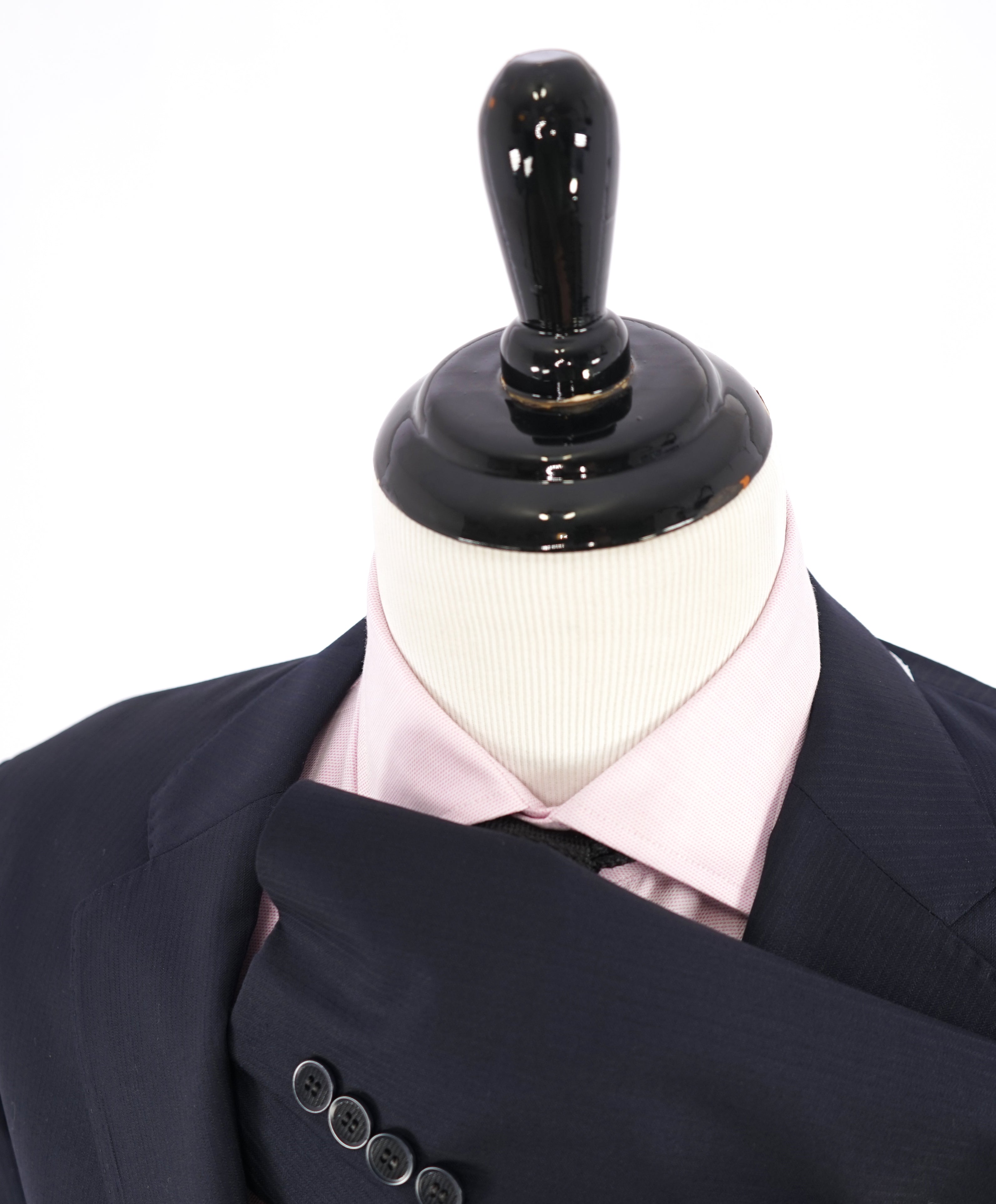 $1,895 ARMANI COLLEZIONI - Tonal Royal Blue Textured Suit "G Line " - 46R