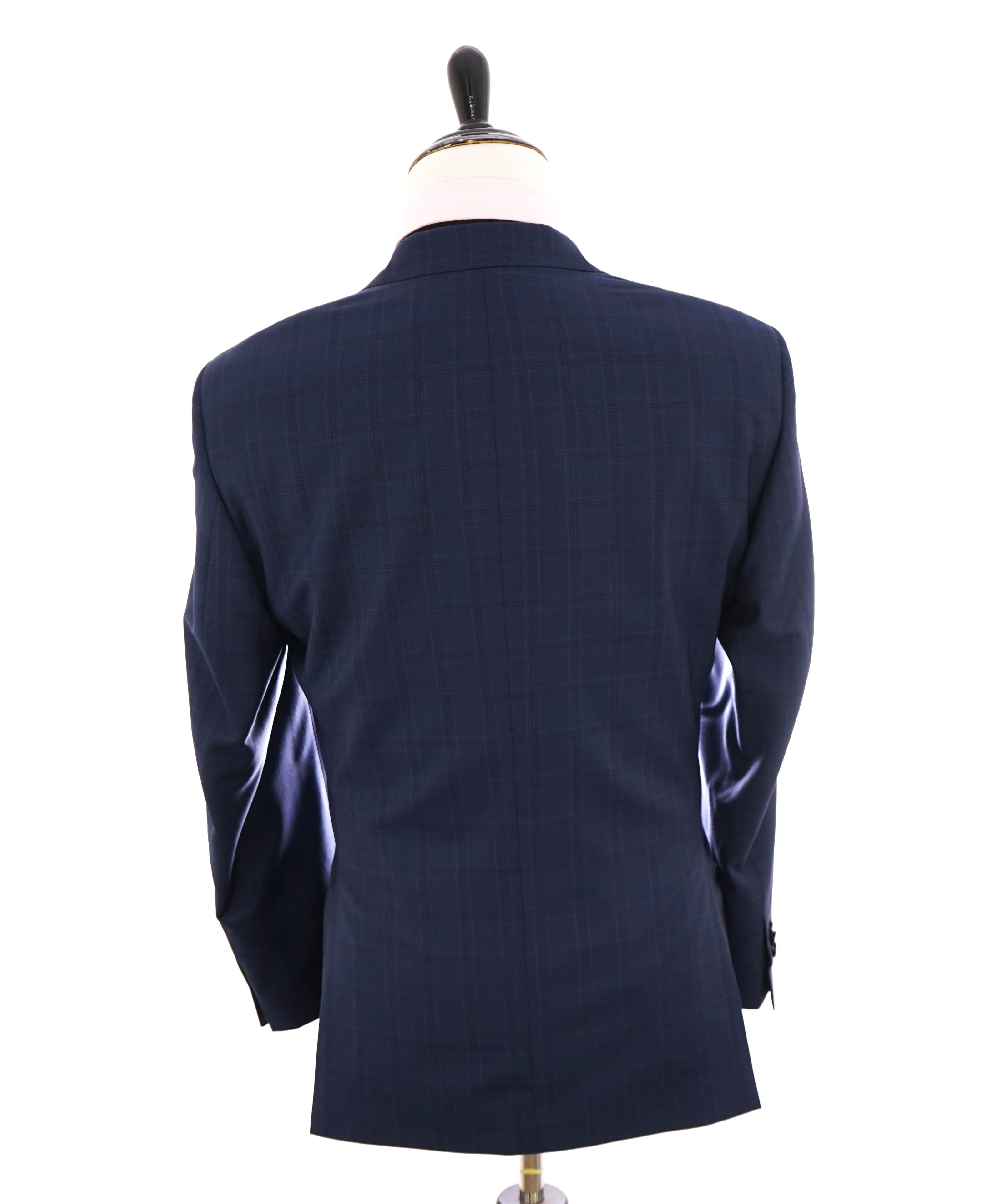 ERMENEGILDO ZEGNA - "Tailored" SAKS FIFTH AVENUE Blue Check Suit - 46R