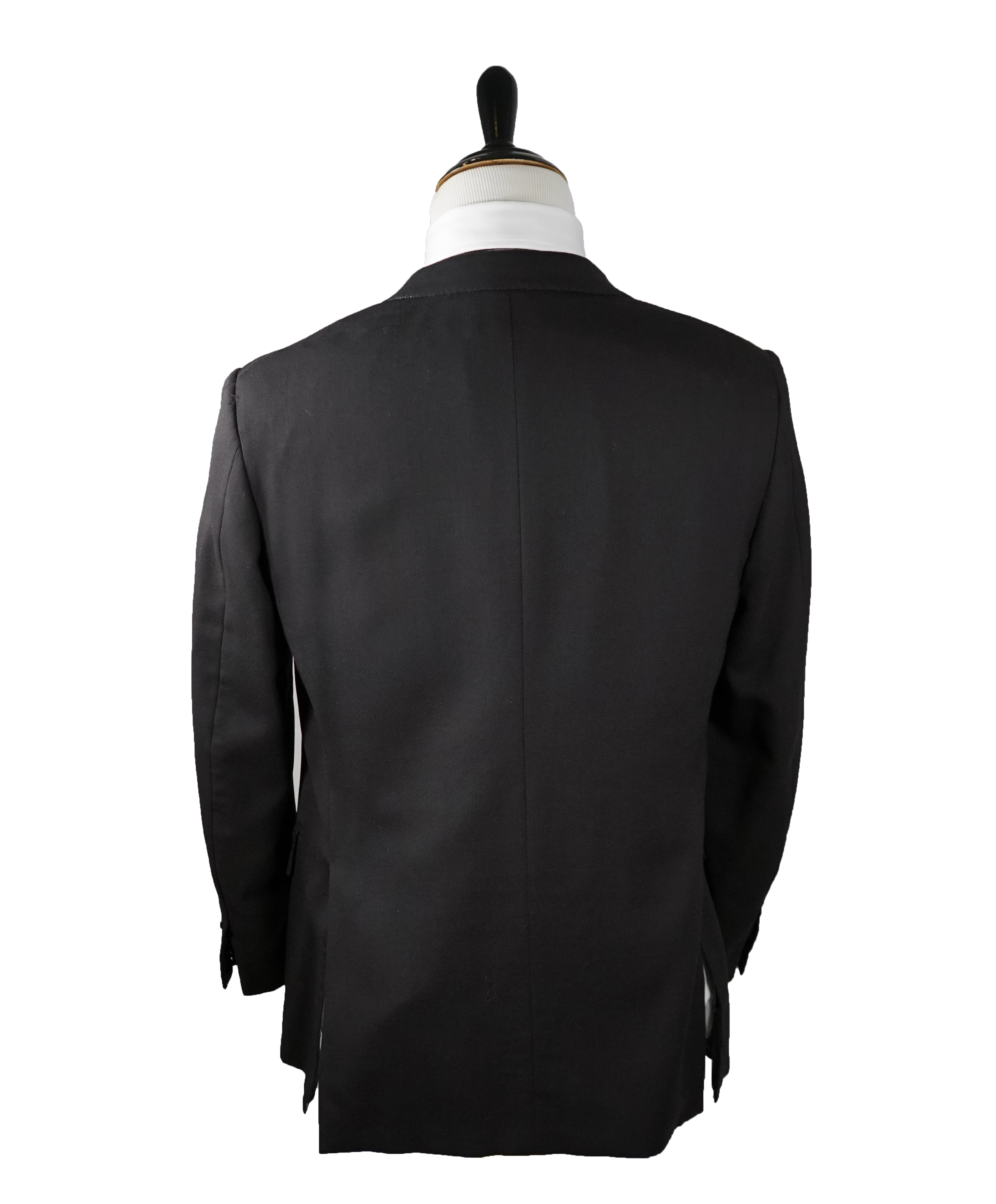 ERMENEGILDO ZEGNA - “Cool Effect” Black Hopsack Weave “10 Pocket" Blazer - 40R