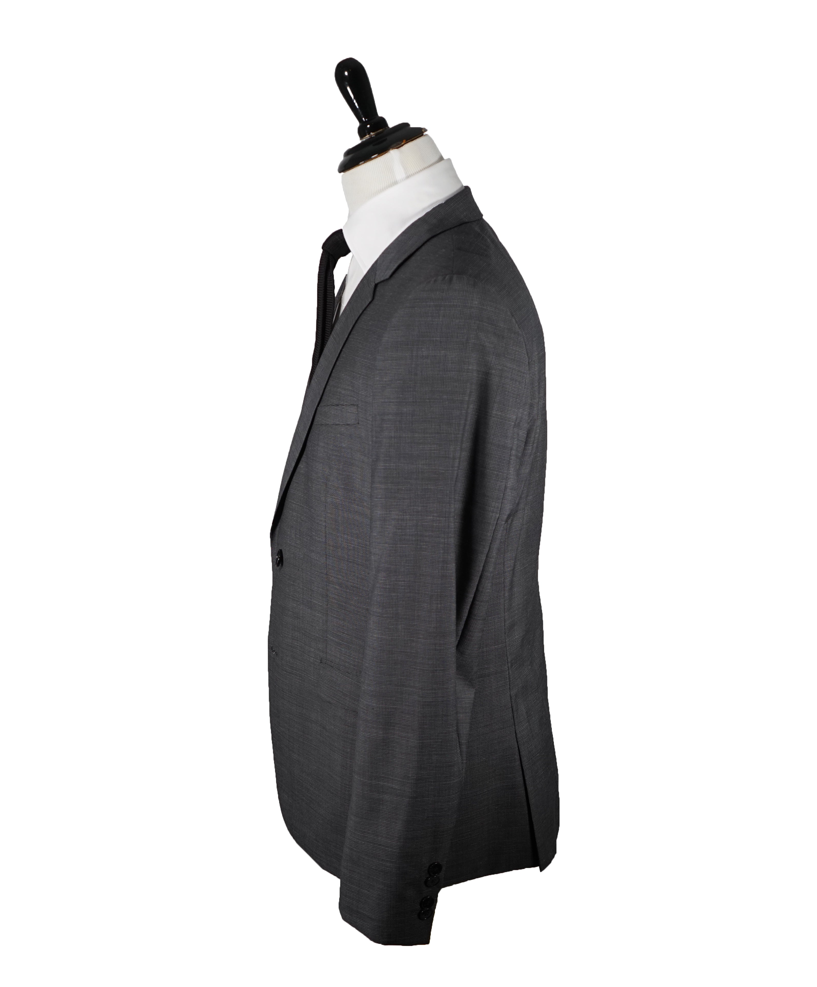 HUGO BOSS - Notch Lapel Microcheck Suit - 44R