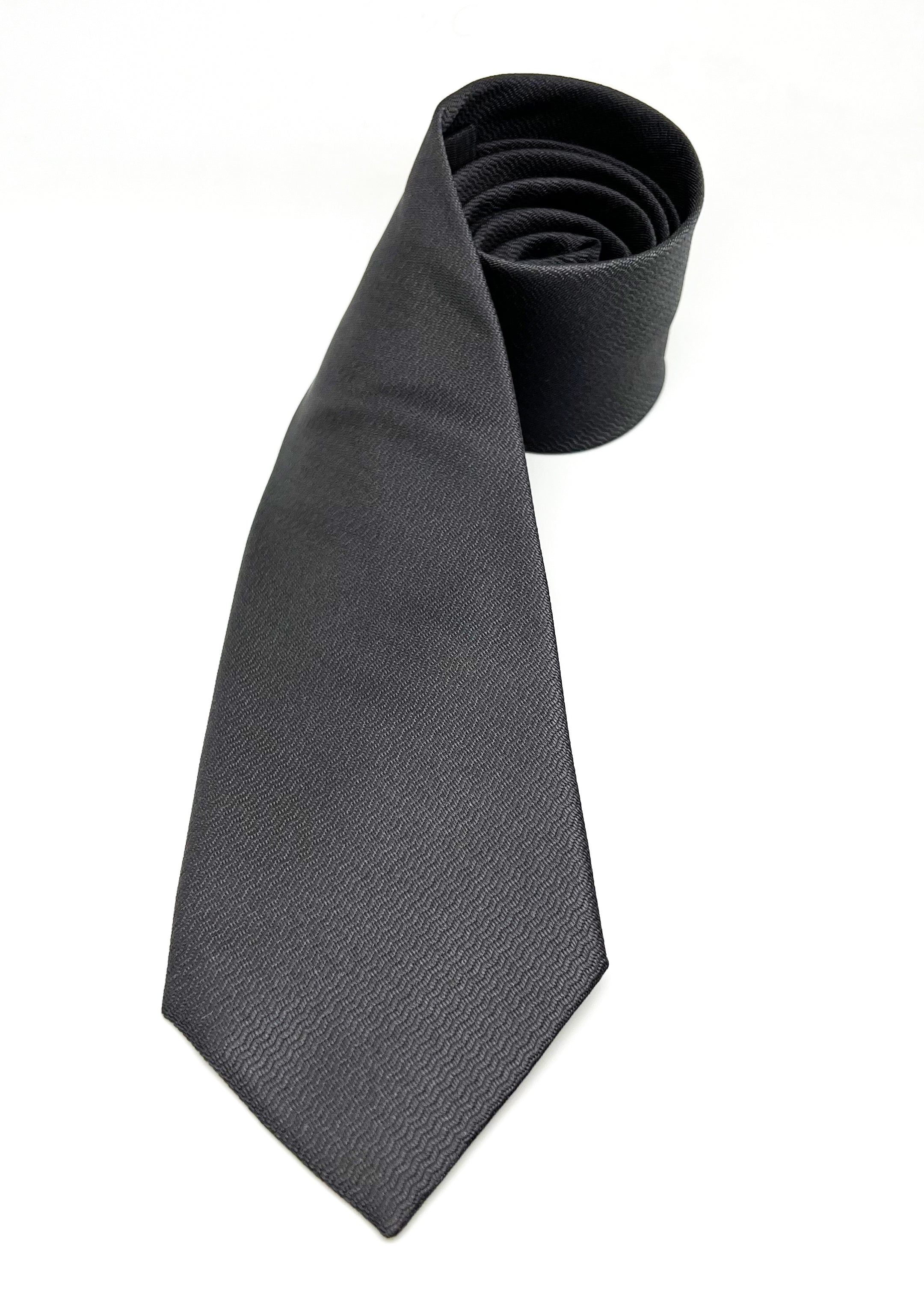 $225 VALENTINO GARAVANI - Micro Swirl Gray *CLOSET STAPLE* 3.25"- Tie