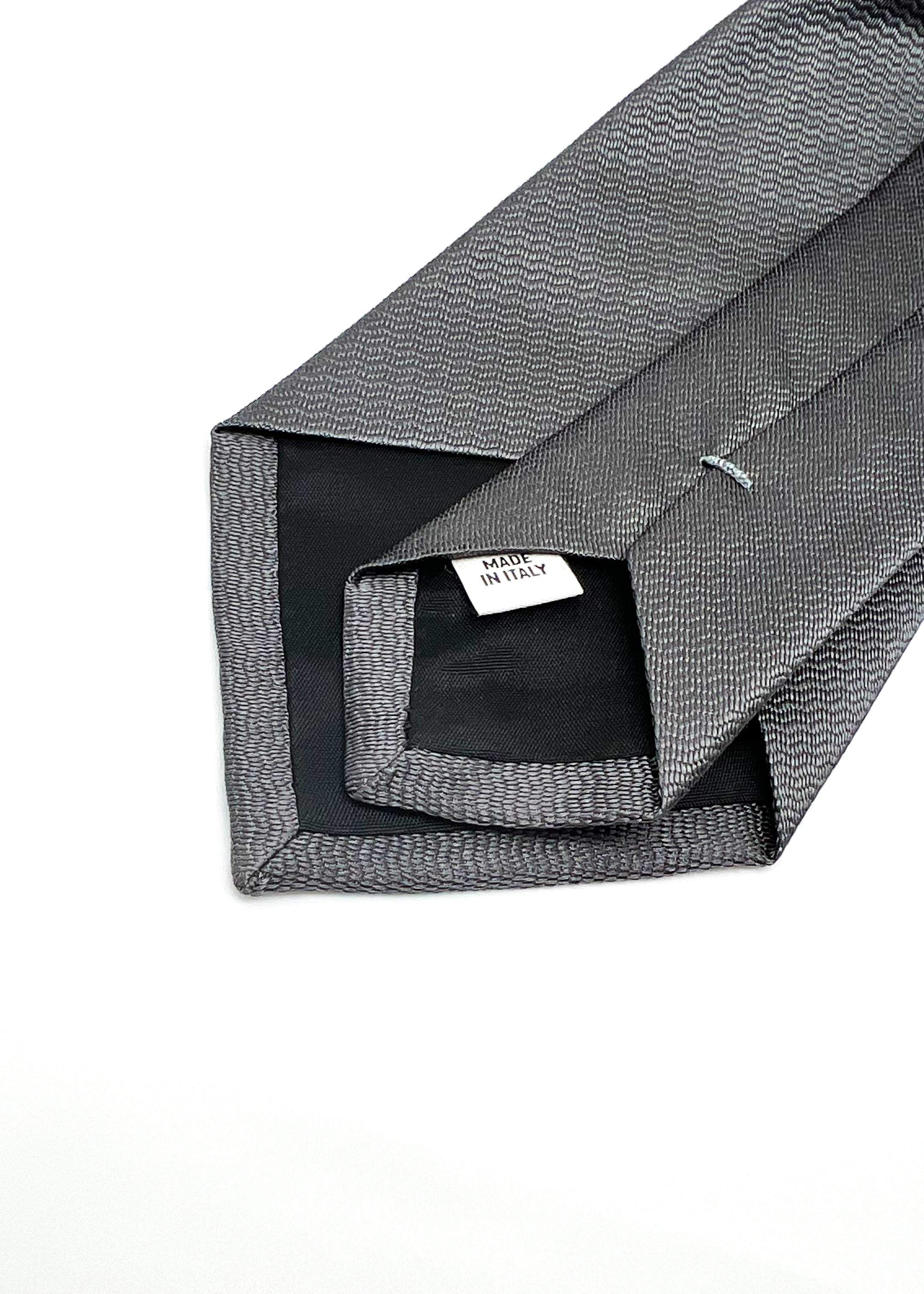 $225 VALENTINO GARAVANI - Micro Swirl Gray *CLOSET STAPLE* 3.25"- Tie