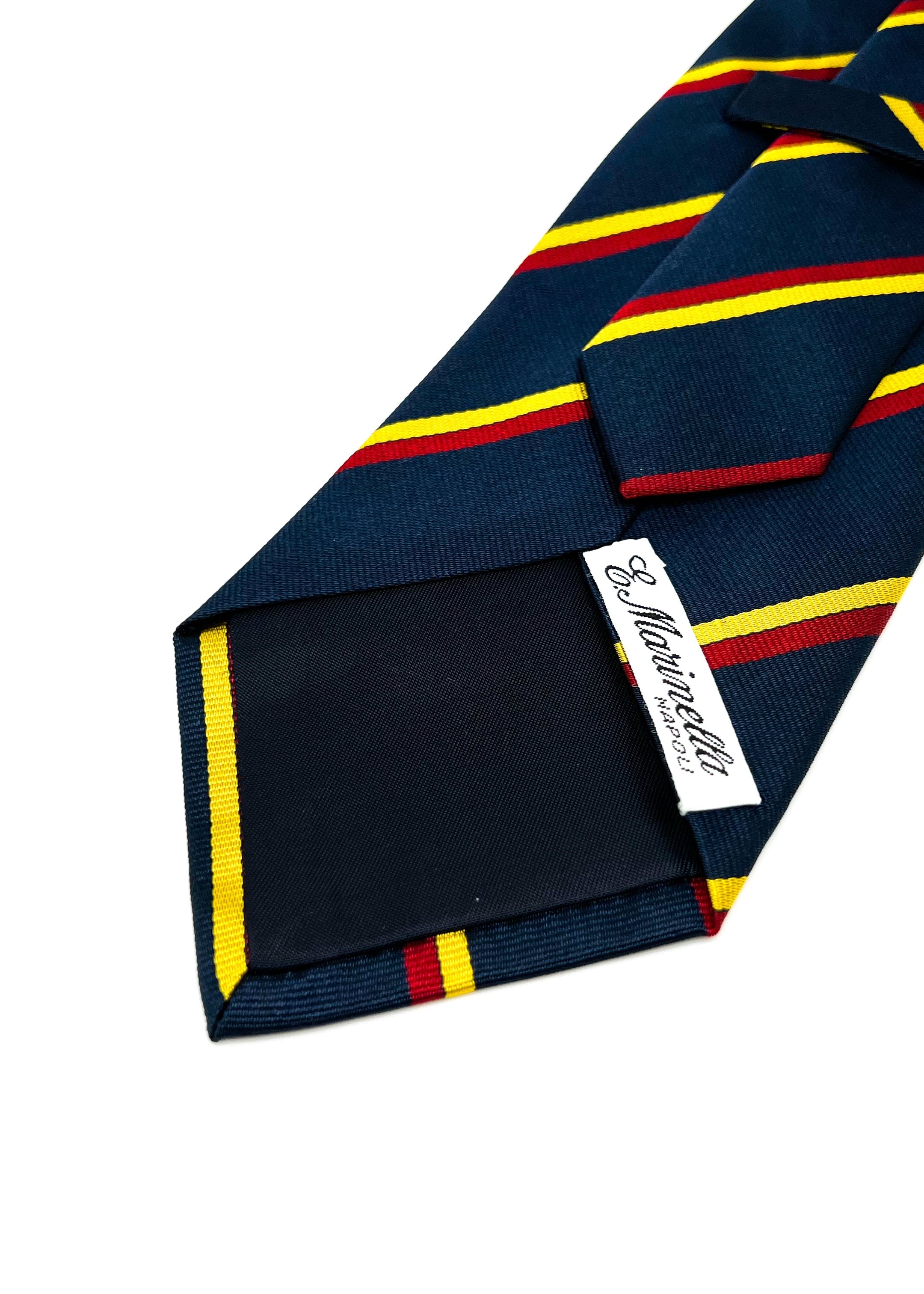 $230 E. MARINELLA - NAPOLI *Hand Made* Collegiate Navy 3.5" - Tie