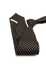 $230 E. MARINELLA - NAPOLI *Hand Made* Brown Floral SILK 3.5" - Tie