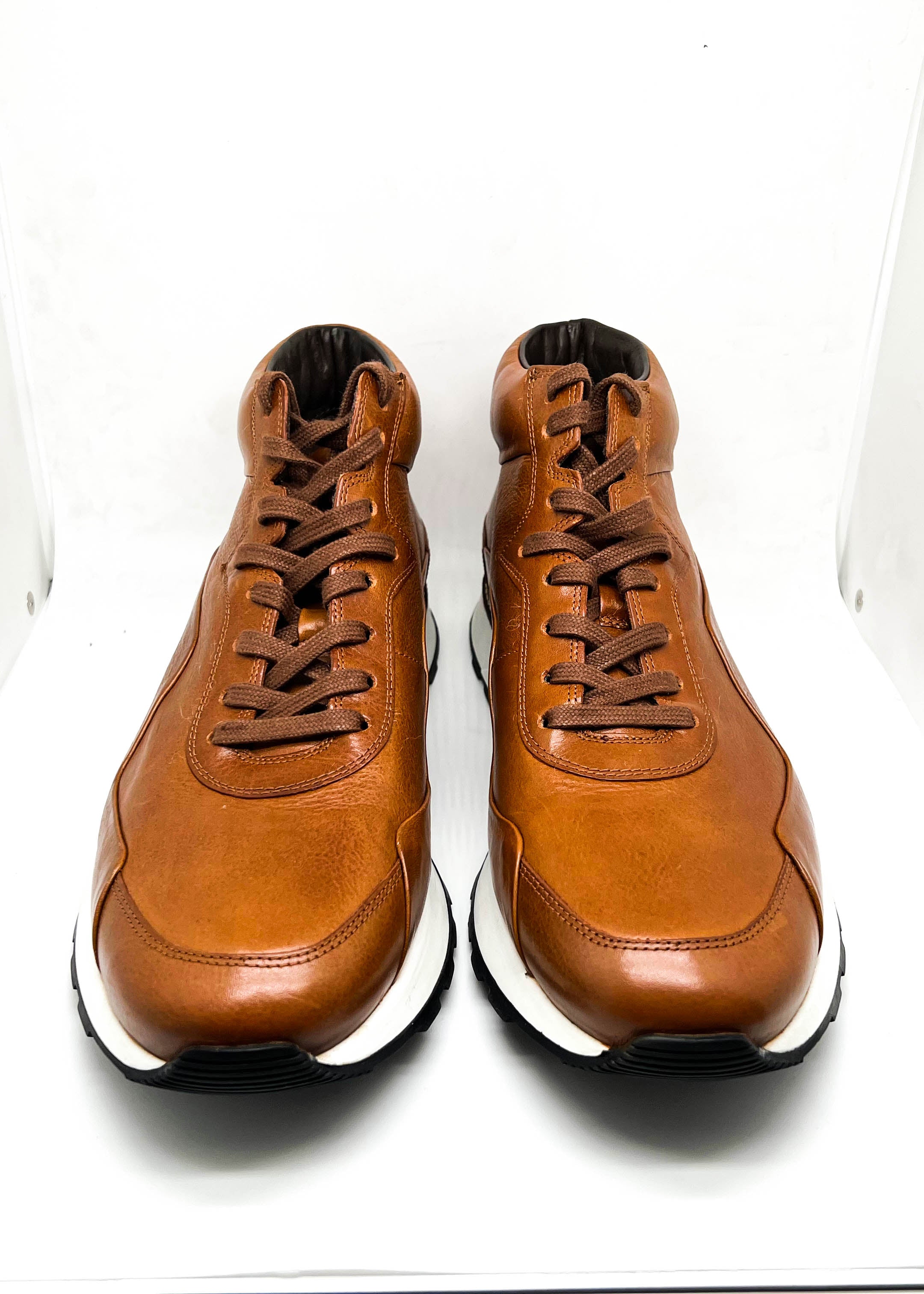 ALLEN EDMONDS - Premium Leather High Top Sneakers- 13D