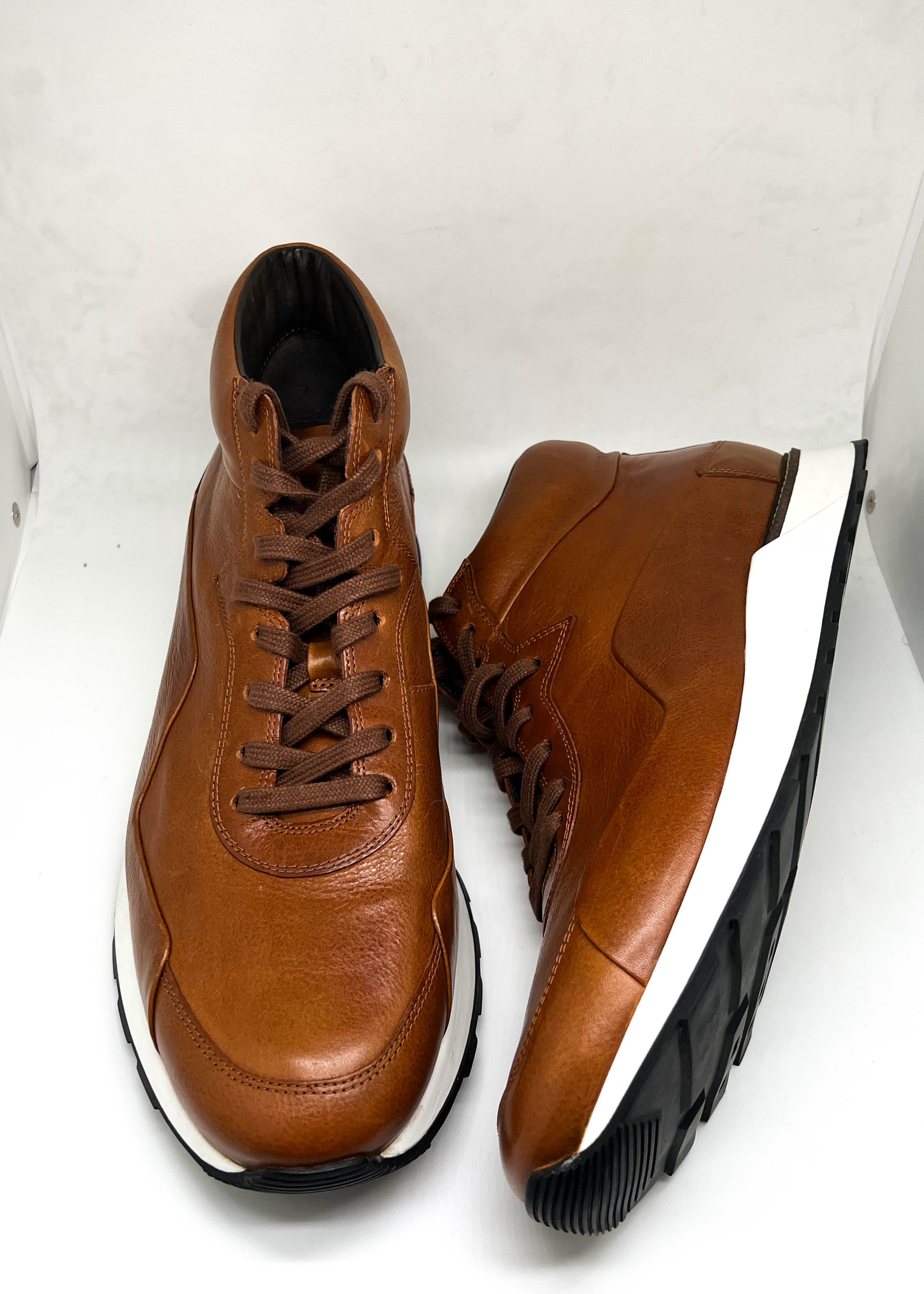 ALLEN EDMONDS - Premium Leather High Top Sneakers- 13D