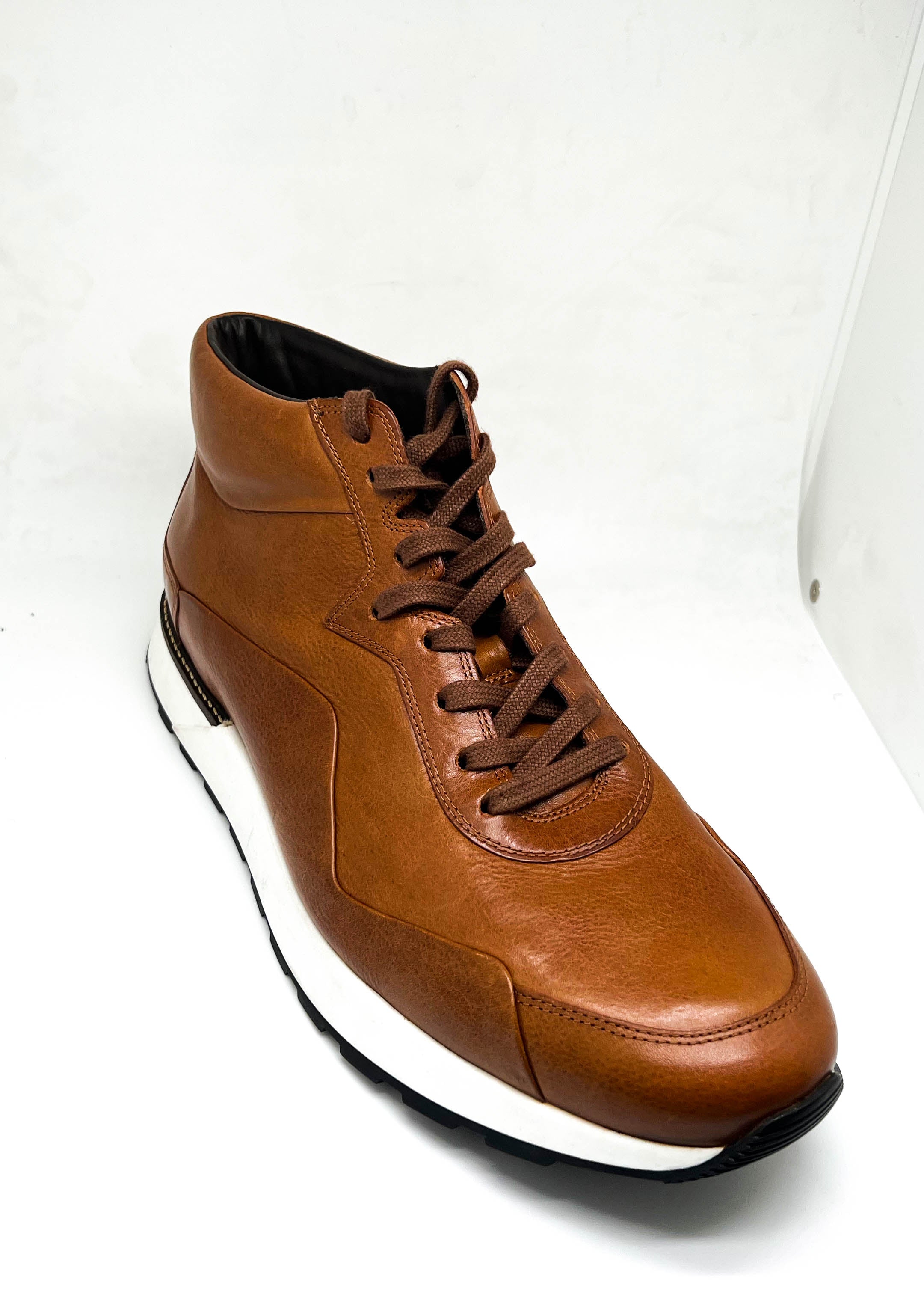 ALLEN EDMONDS - Premium Leather High Top Sneakers- 13D