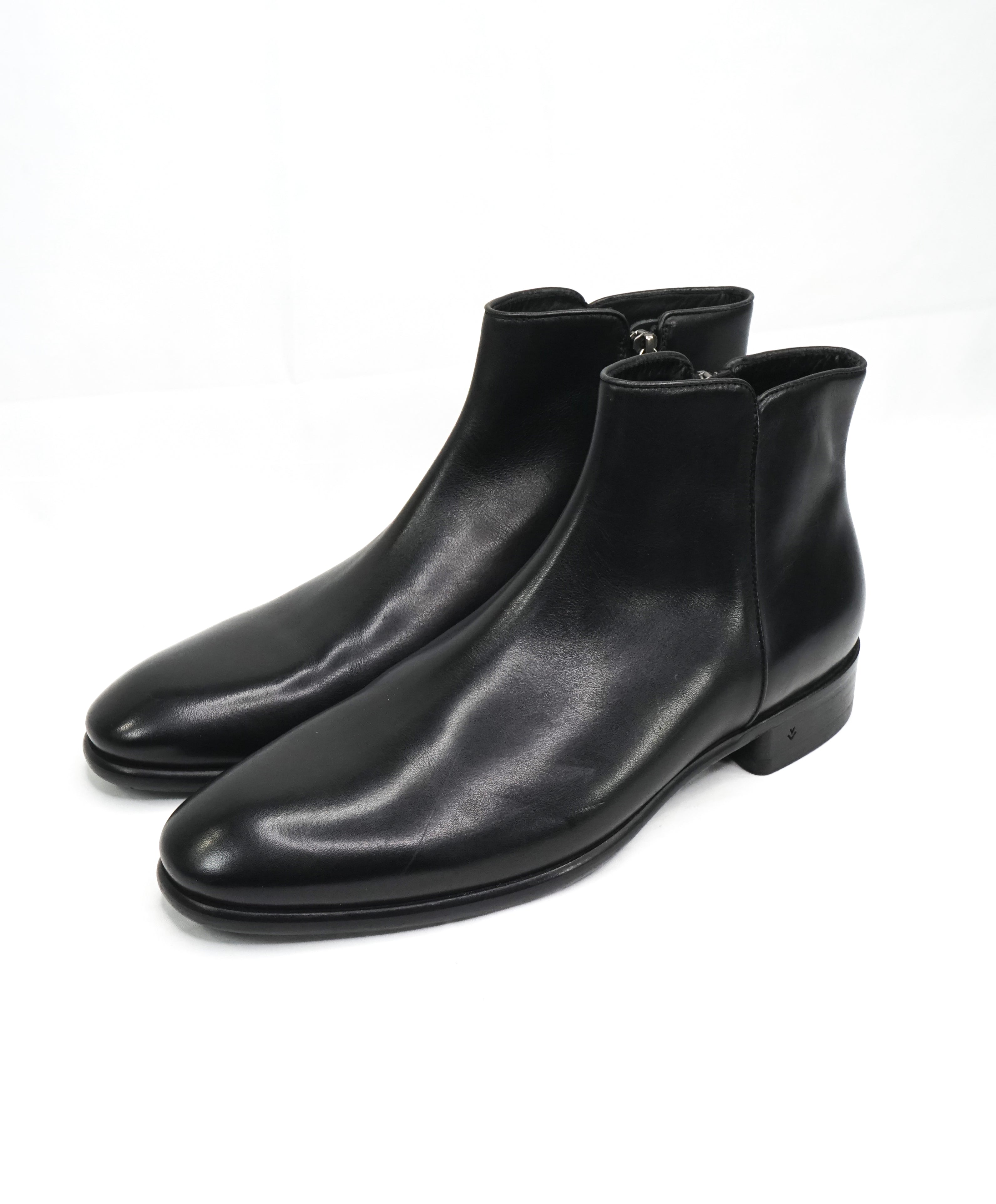 JOHN VARVATOS - Collection Main Line "Eldridge" Leather Zip Ankle Boot - 9.5