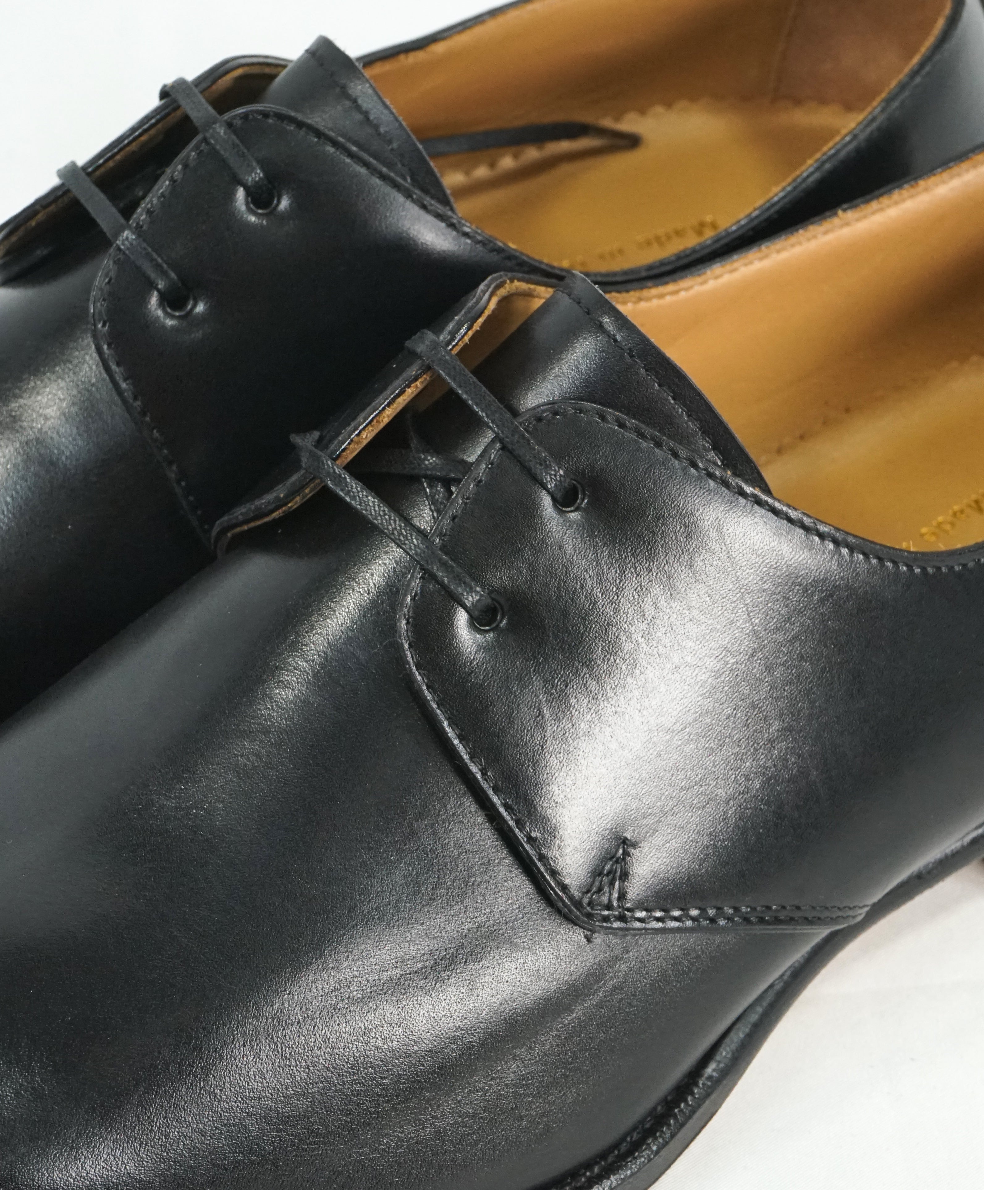PAUL STUART - HAND MADE IN ITALY Leather Derby 2-Eyelet Oxfords - 9