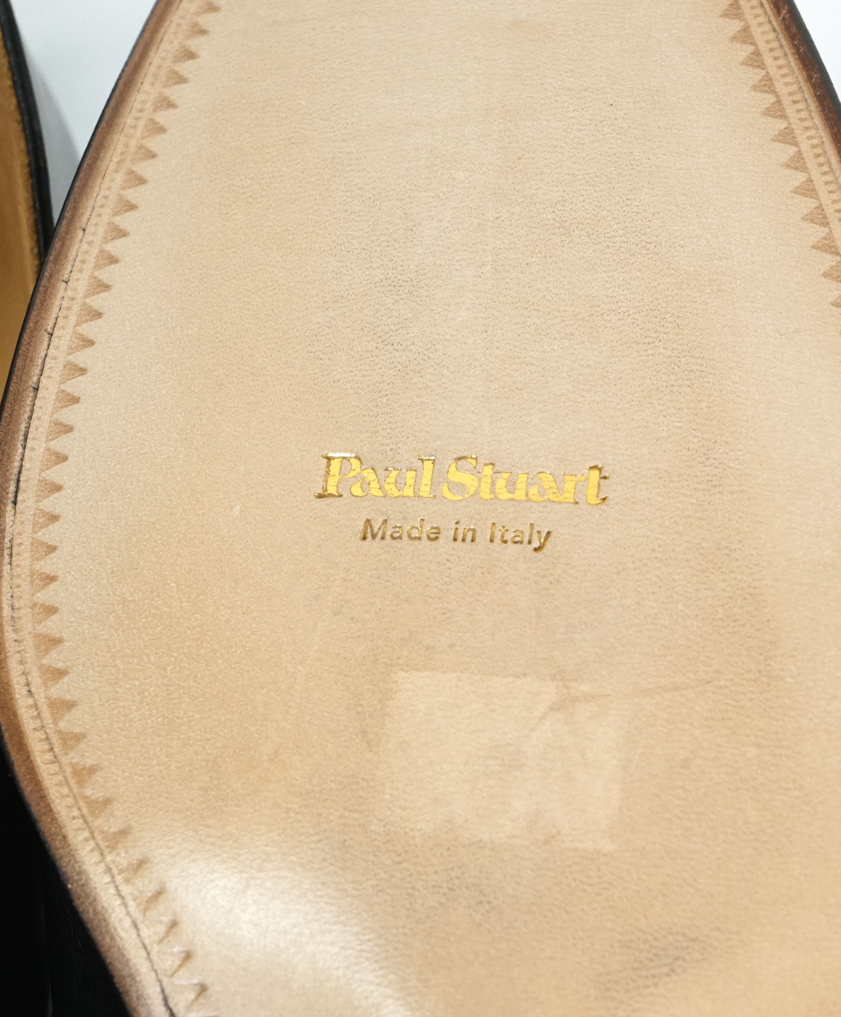 PAUL STUART - HAND MADE IN ITALY Leather Derby 2-Eyelet Oxfords - 9