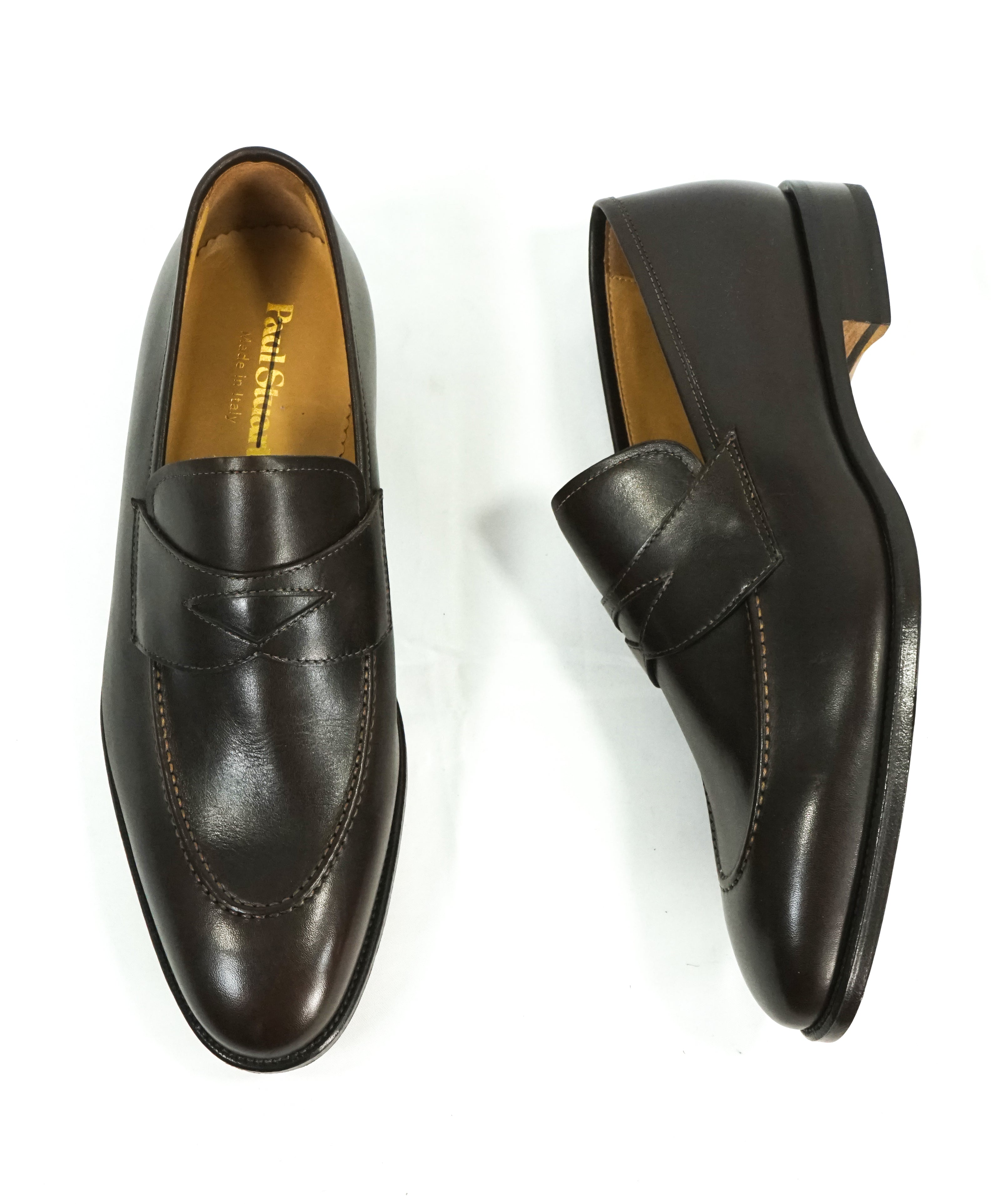 PAUL STUART - HAND MADE IN ITALY Leather Apron Toe Loafer - 9