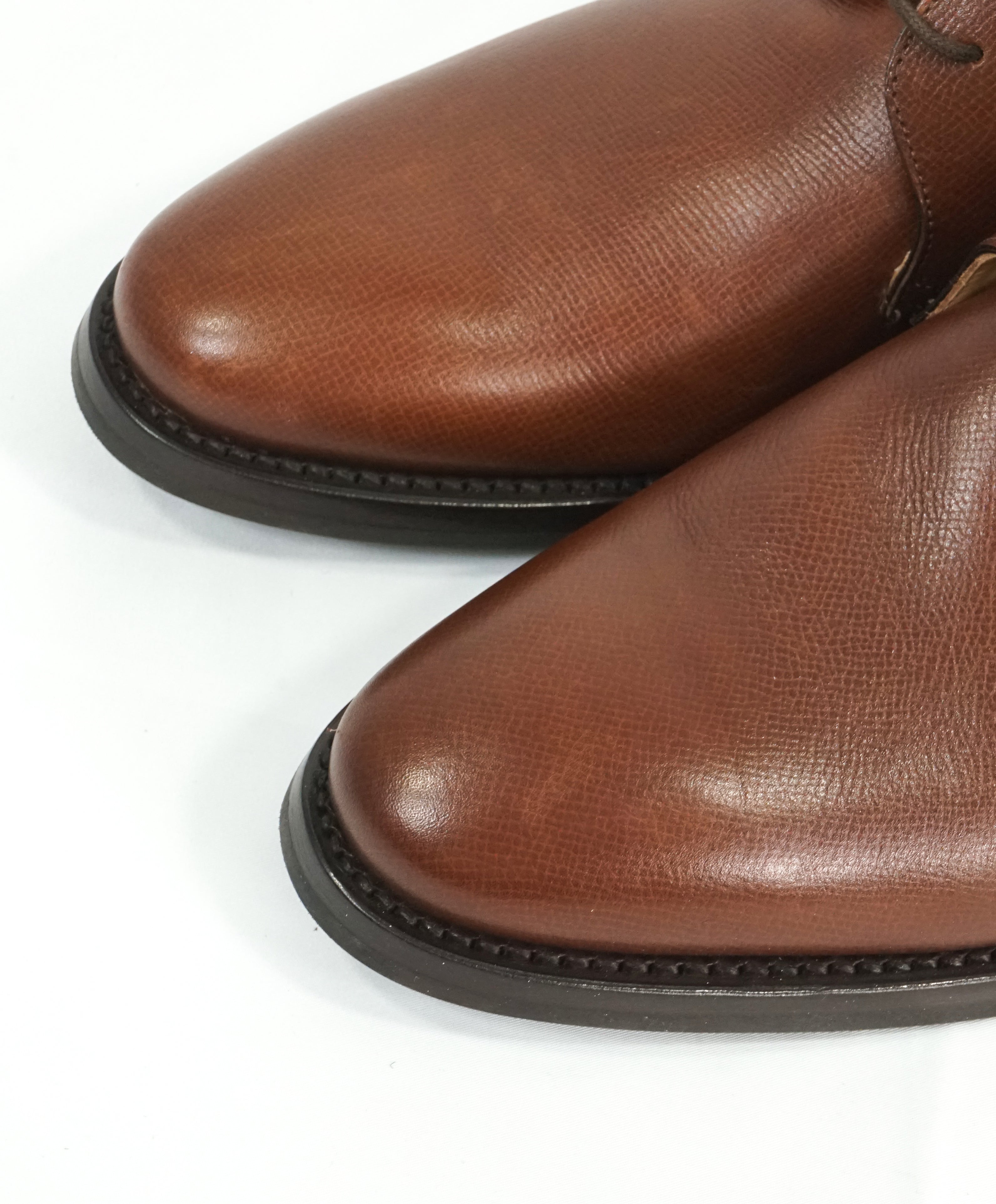 PAUL STUART - Hand Made In Italy - Pebbled Leather Chukka Boot - 9.5A