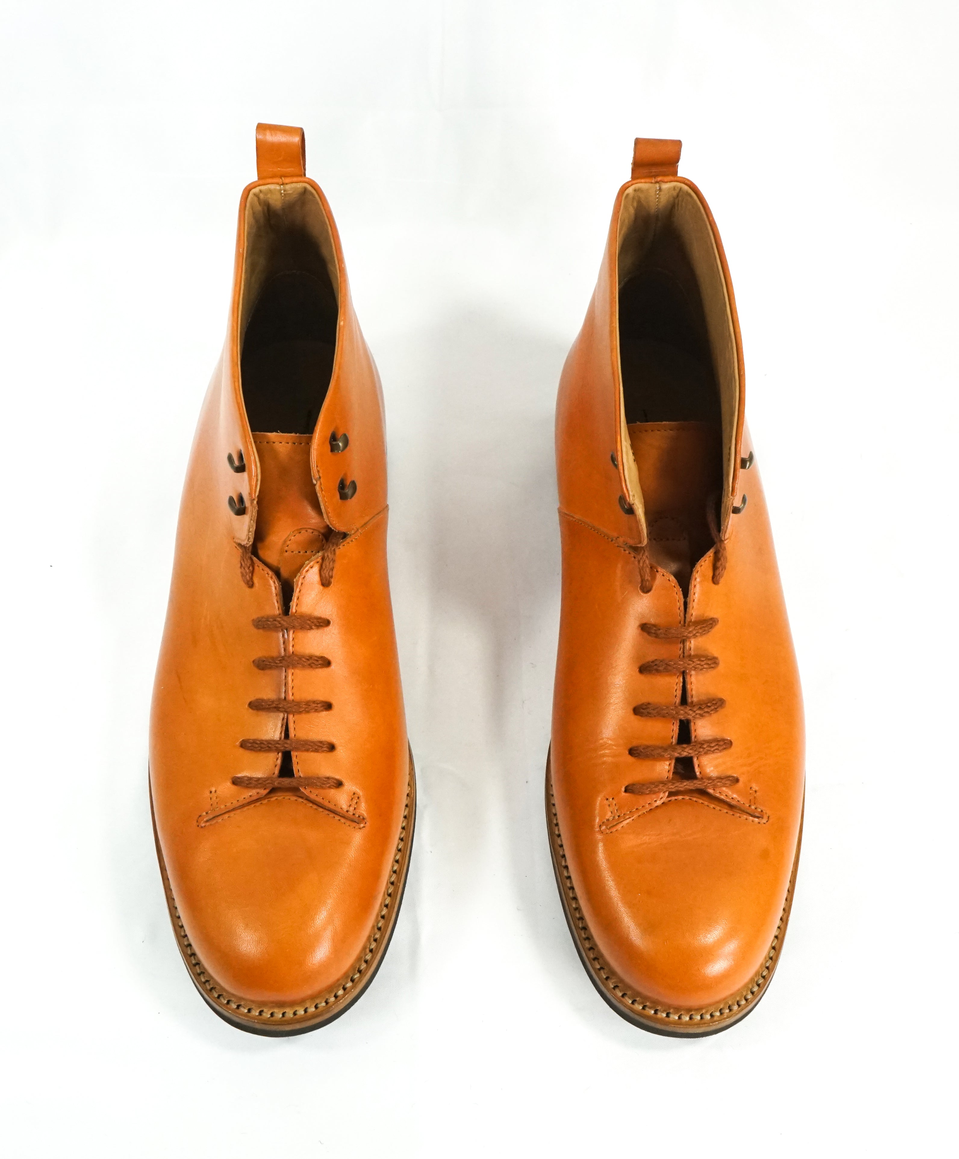 PAUL STUART - Hand Made In Spain Premium Leather Hiking Boots - 10